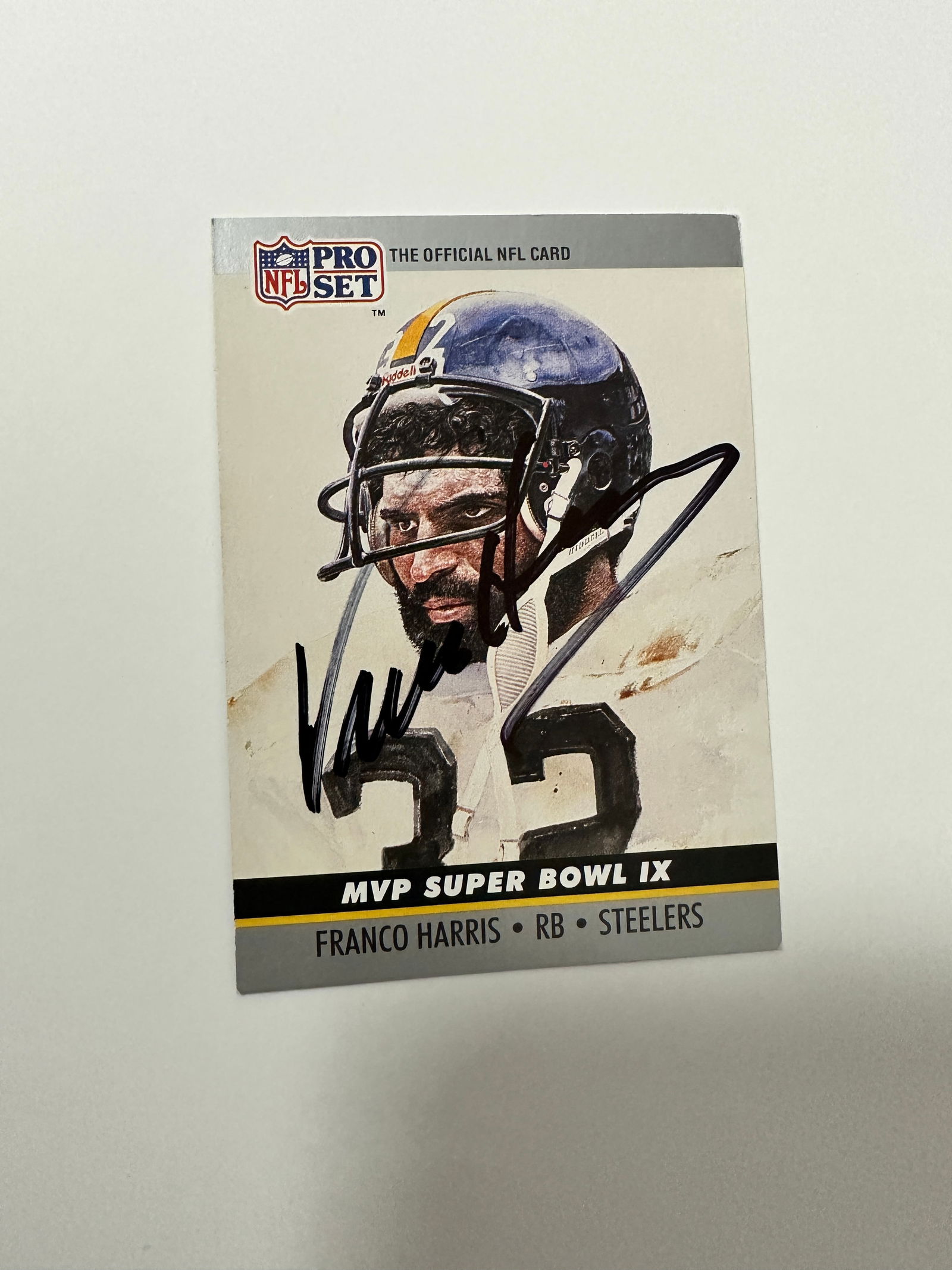 Franco Harris Autographed Card (1 of 1)