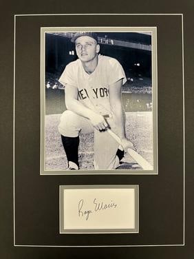 Roger Maris Autographed Display (1 of 1)