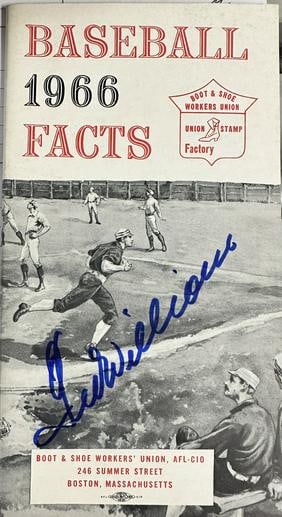Ted Williams Autographed Book (1 of 1)