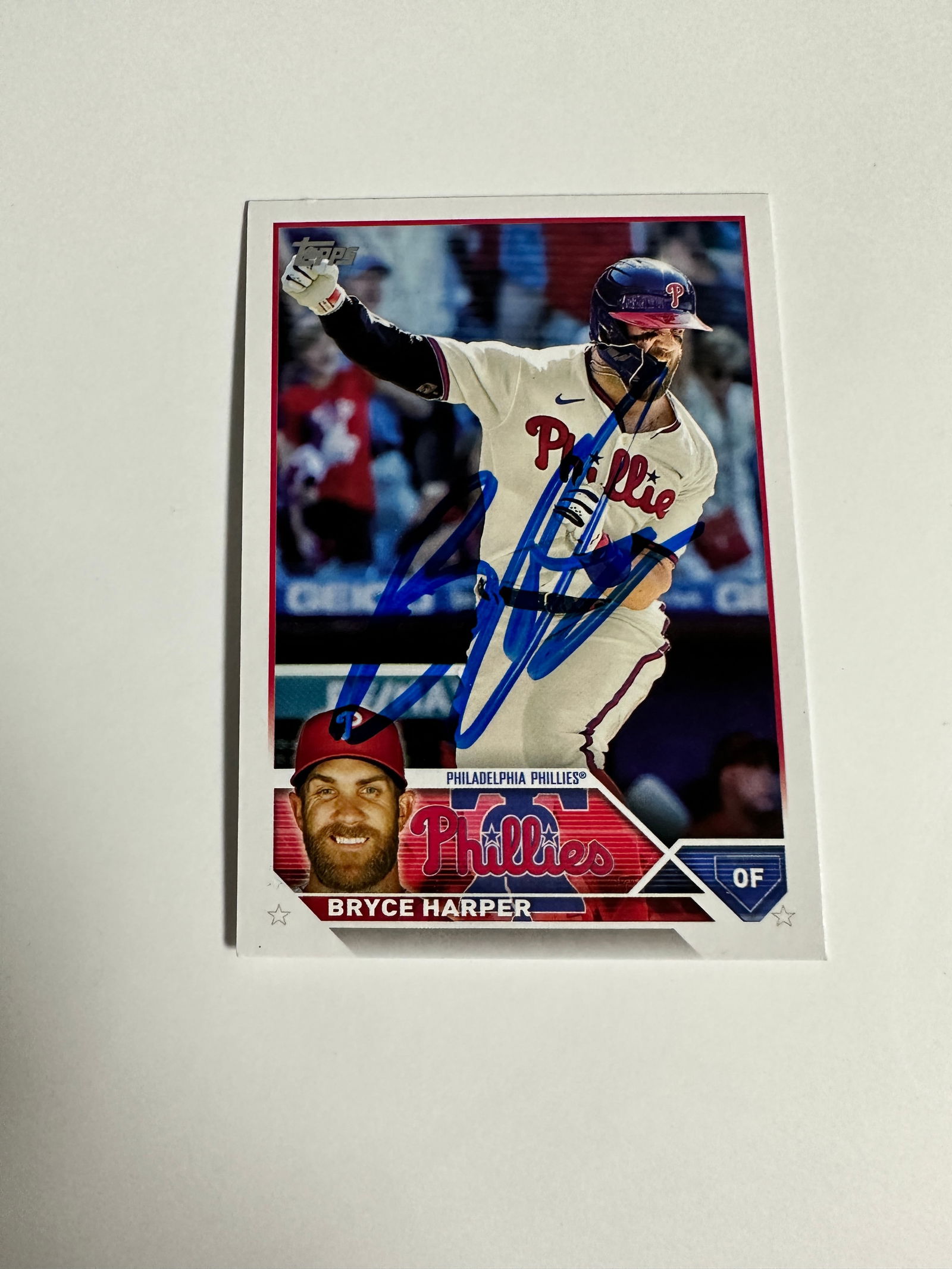 Bryce Harper Autographed CARD (1 of 2)