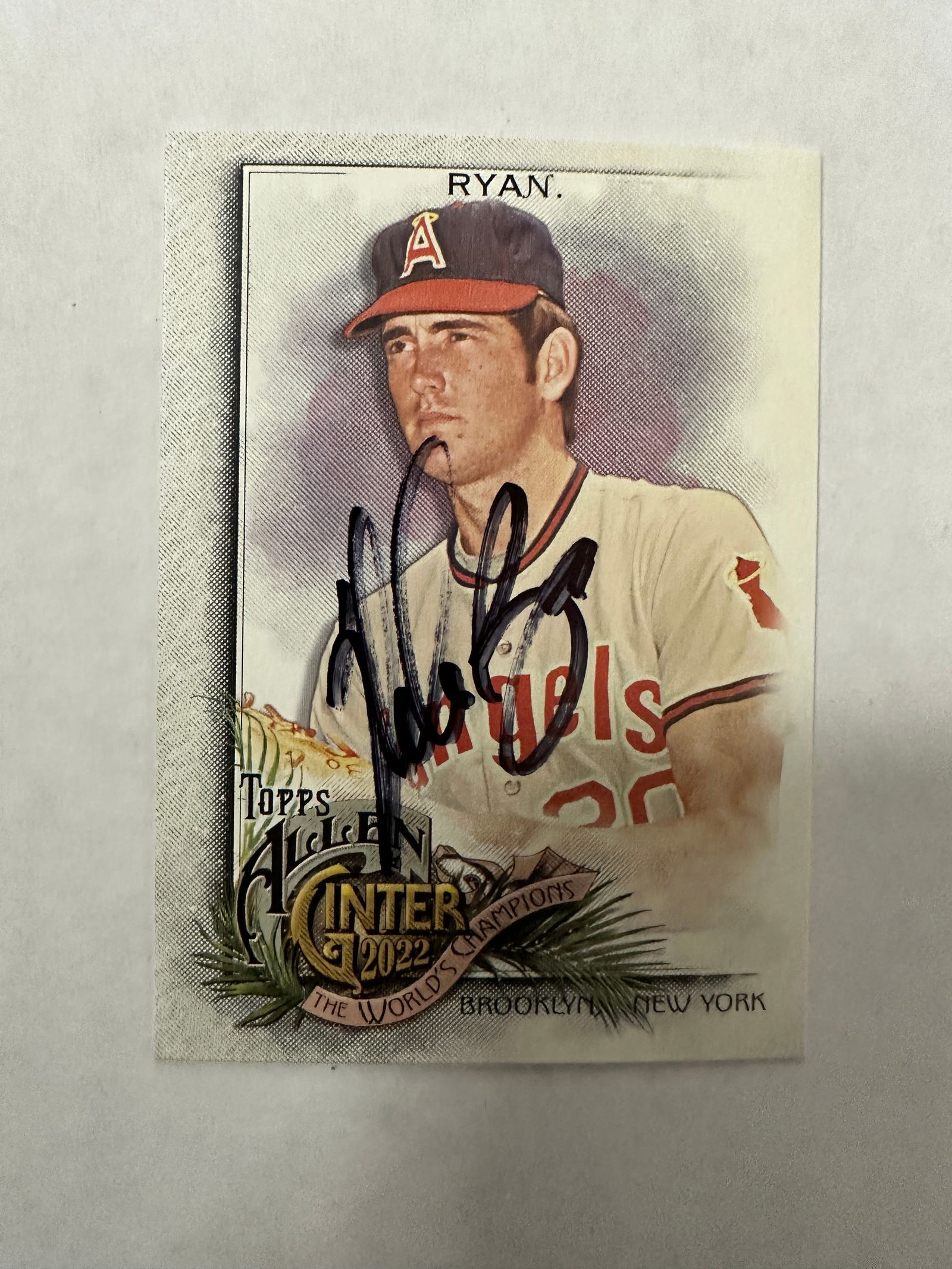 Nolan Ryan Autographed CARD (1 of 1)