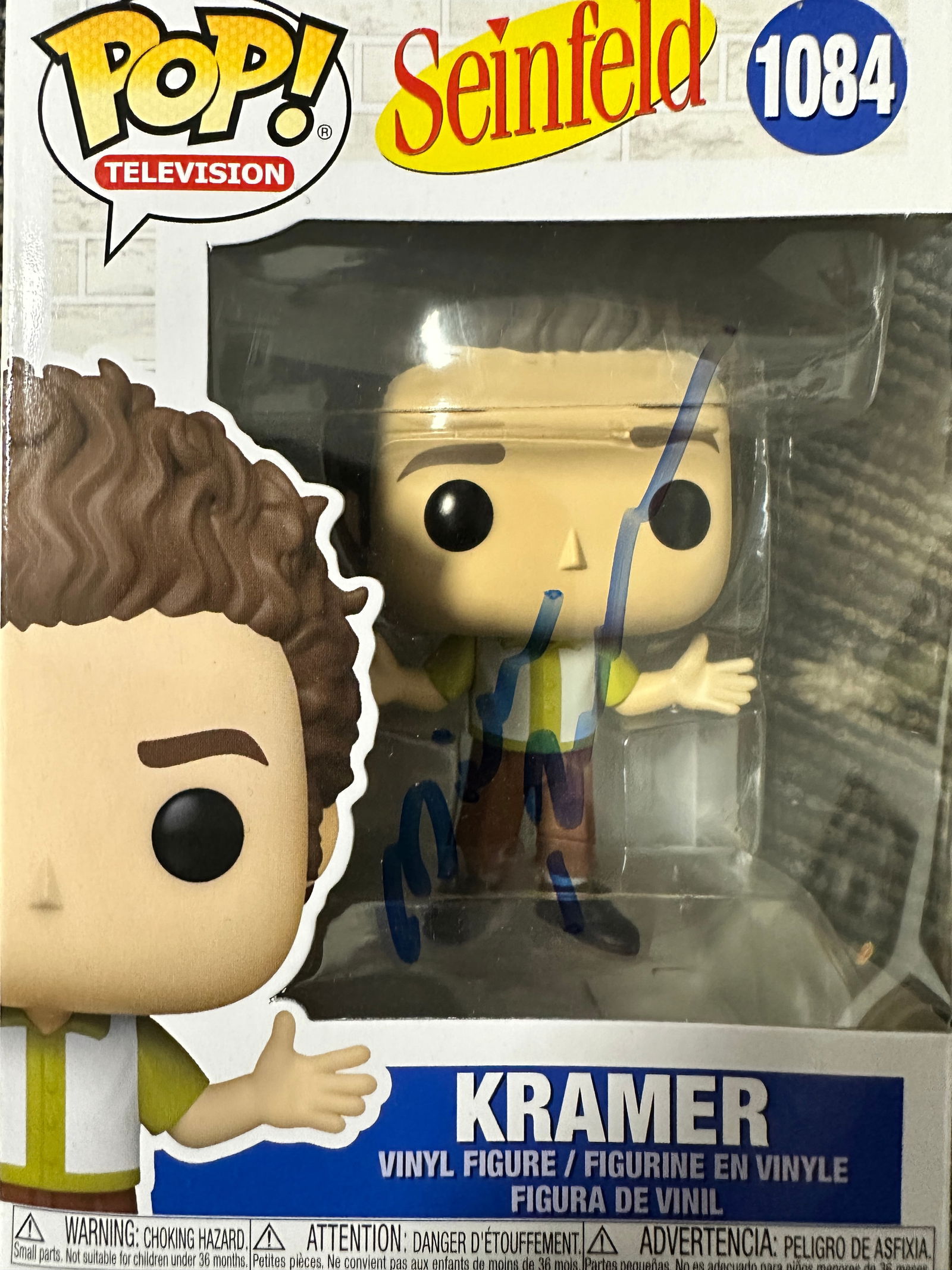 Kramer Autographed Funko: Displays are not framed, and can be framed for a cost. Framed items will state they are framed in the name of the item. All signed items come with a COA. Ask any and all questions BEFORE bidding. Sign
