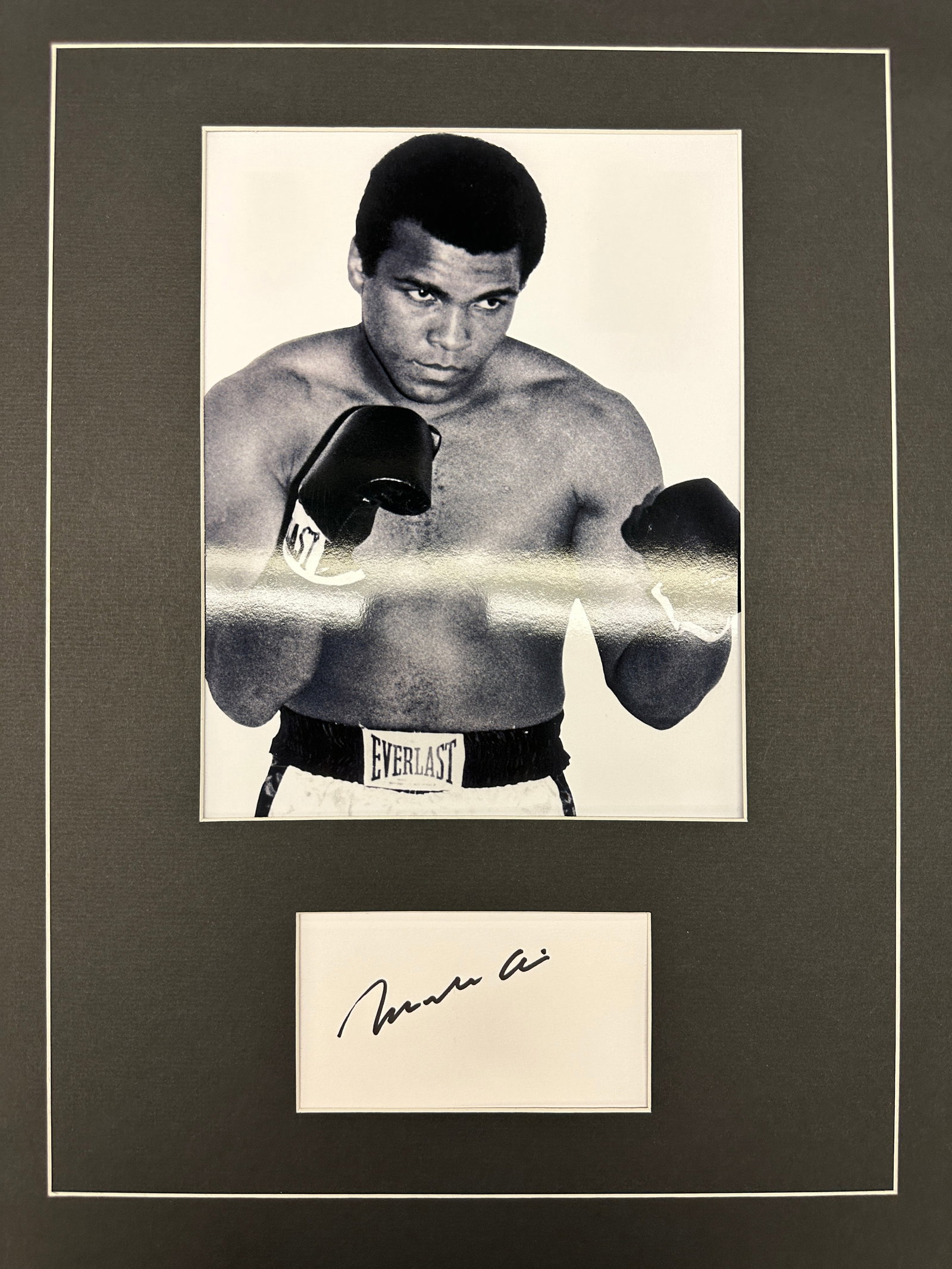 Muhammad Ali Autographed Display (1 of 1)