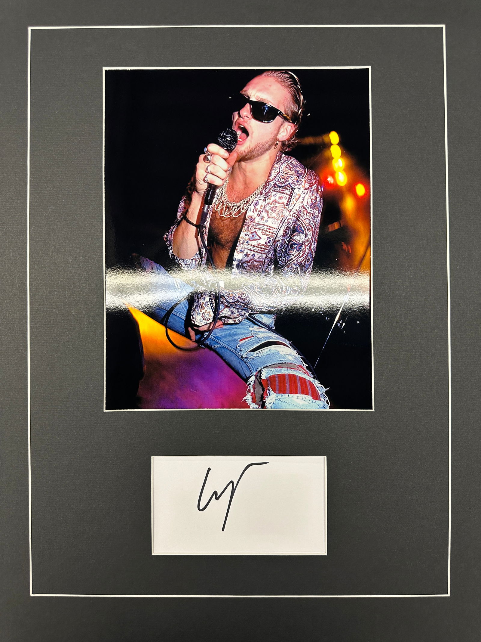 Layne Staley Autographed Display (1 of 1)