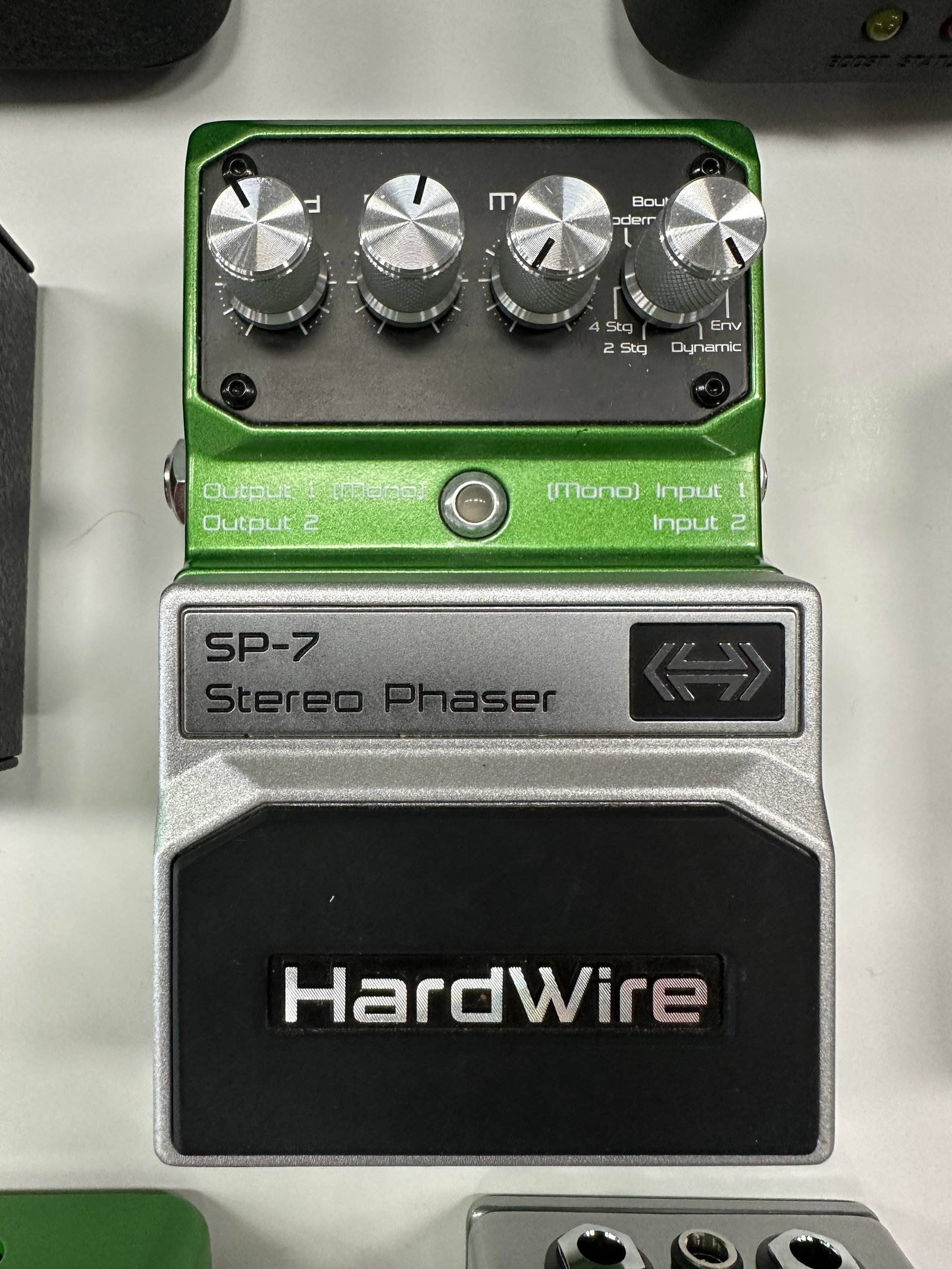 Hardwire Stereo Phaser Effects Pedal: Displays are not framed, and can be framed for a cost. Framed items will state they are framed in the name of the item. All signed items come with a COA. All items now come with a 3rd Party COA from P