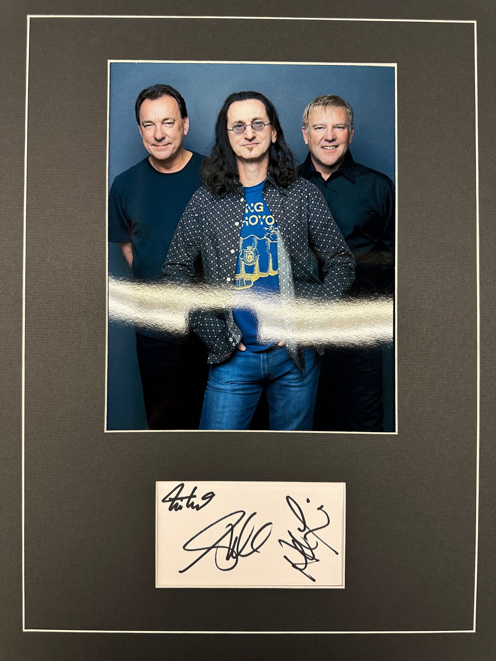 Rush Autographed Display (1 of 1)