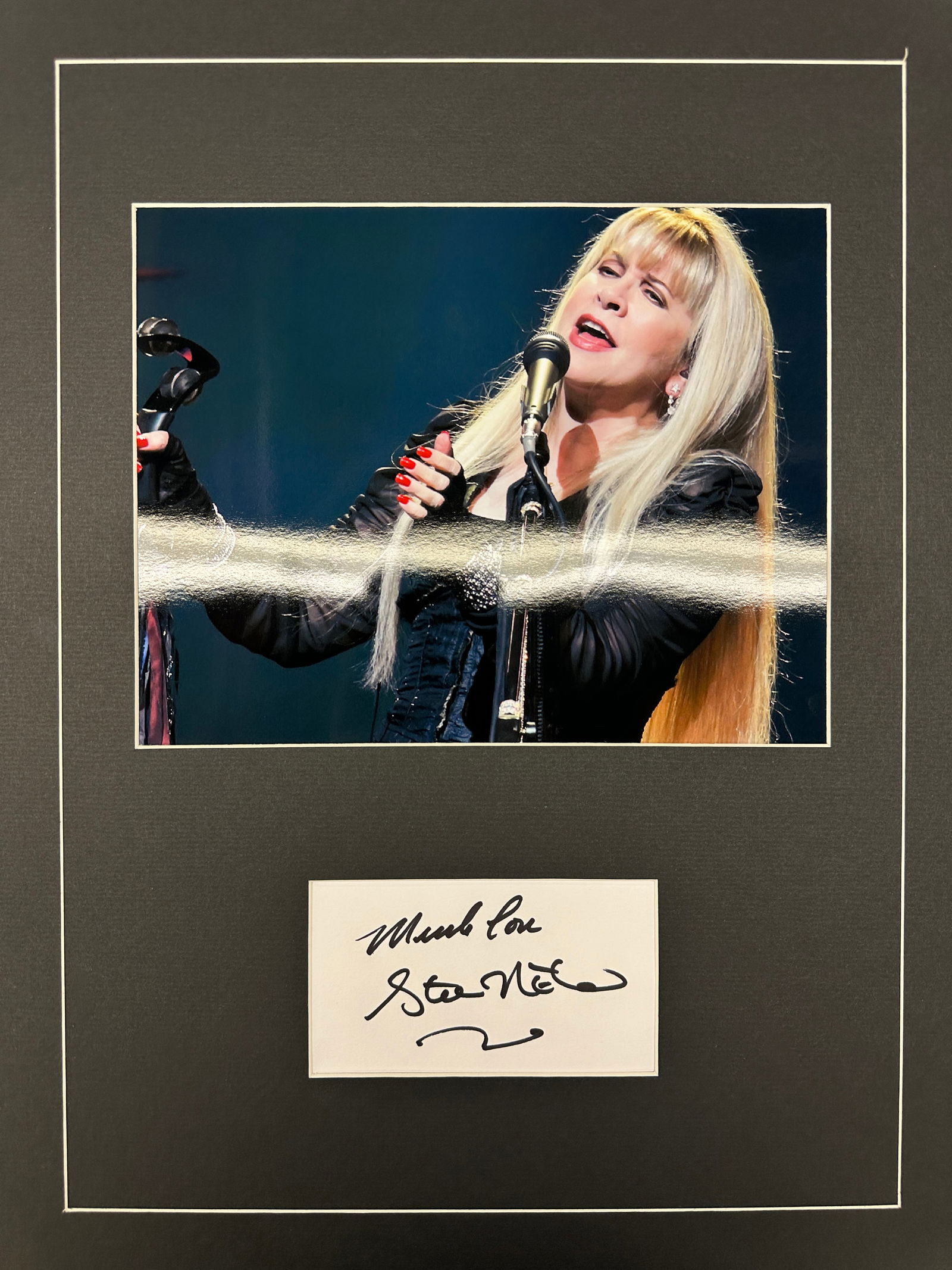 Stevie Nicks Autographed Display (1 of 1)