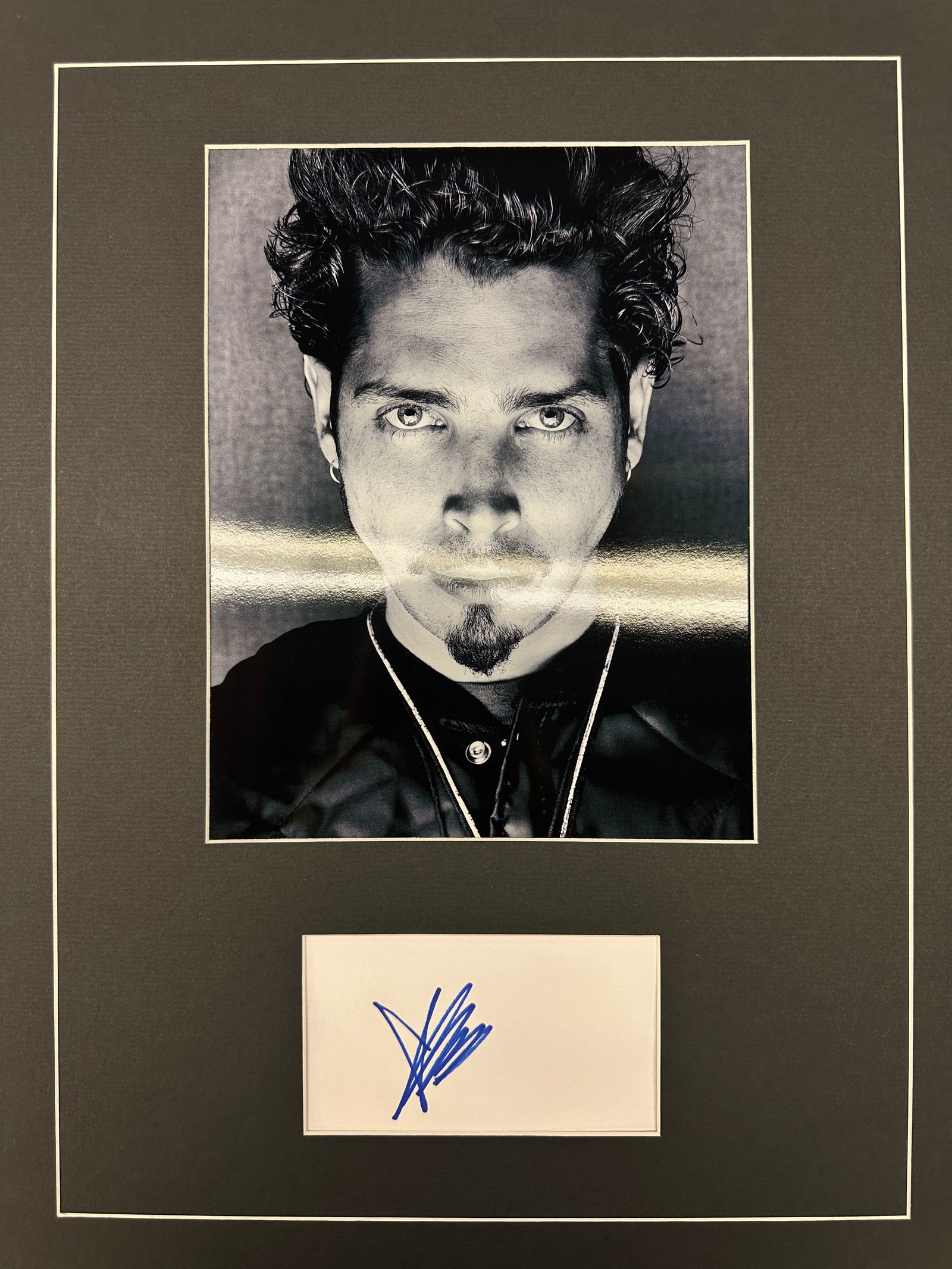 Chris Cornell Autographed Display (1 of 1)
