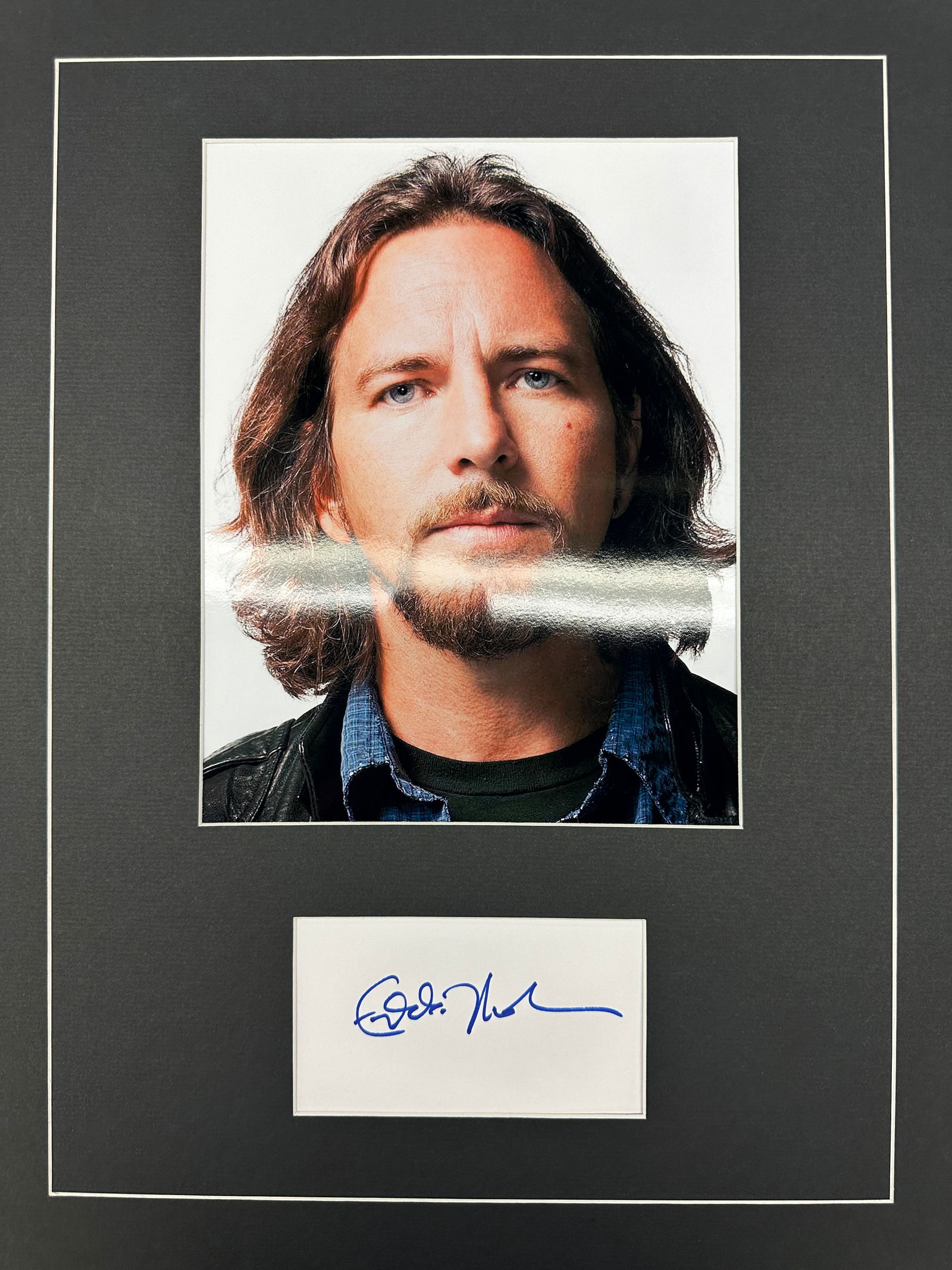 Eddie Vedder Autographed Display (1 of 1)