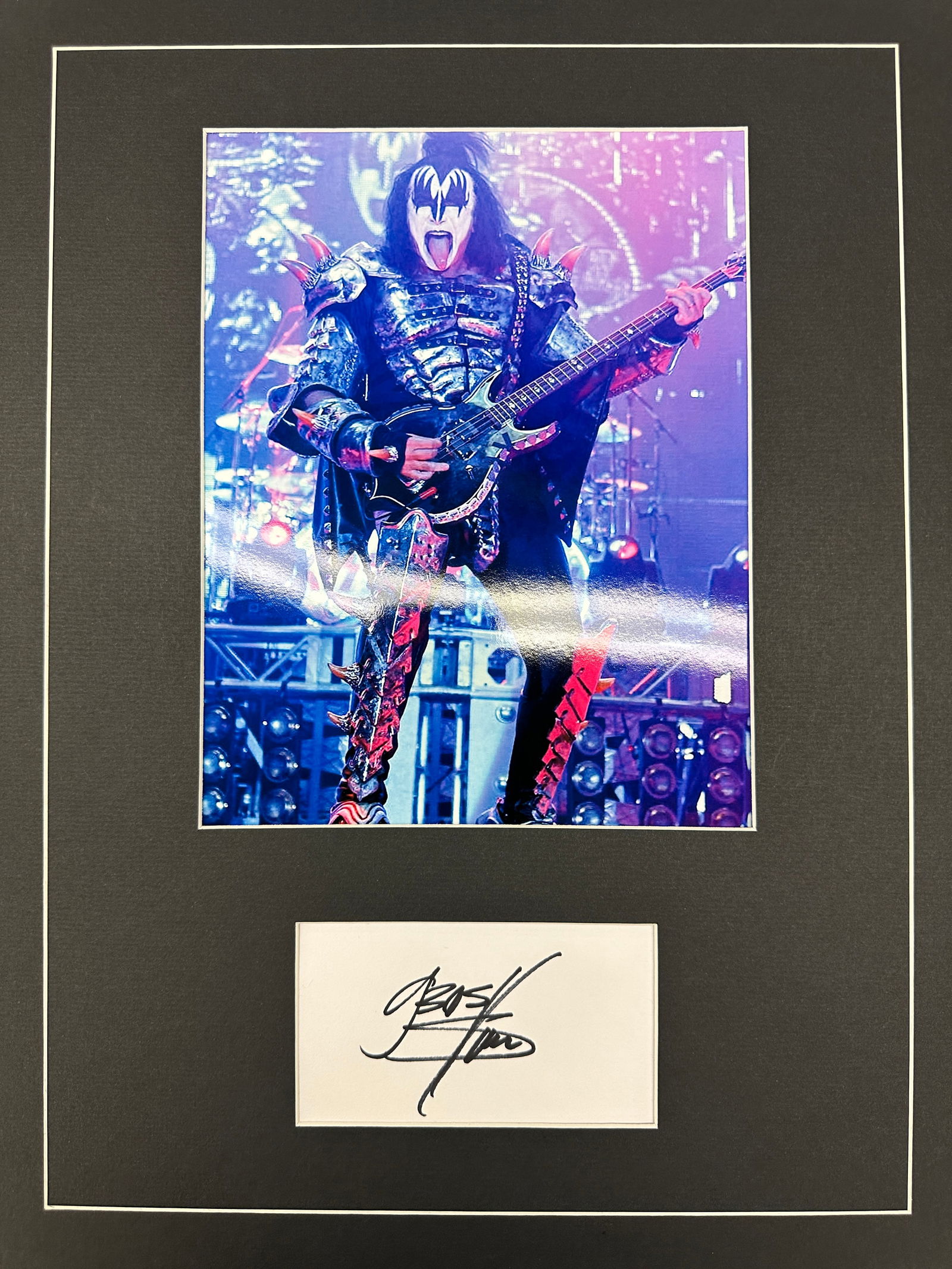 Gene Simmons Autographed Display (1 of 1)