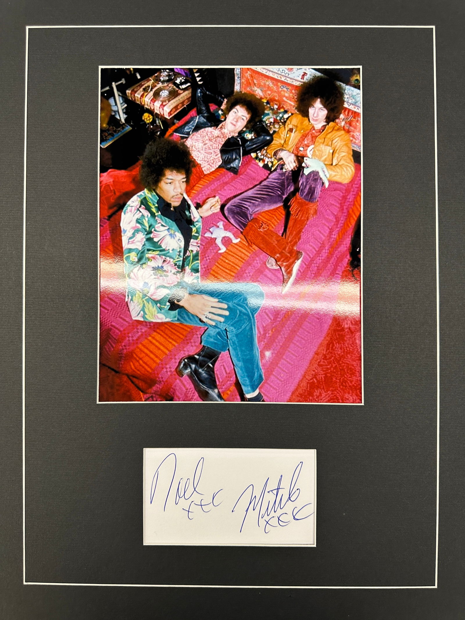Mitch Mitchell And Noel Redding Autographed Display (1 of 1)