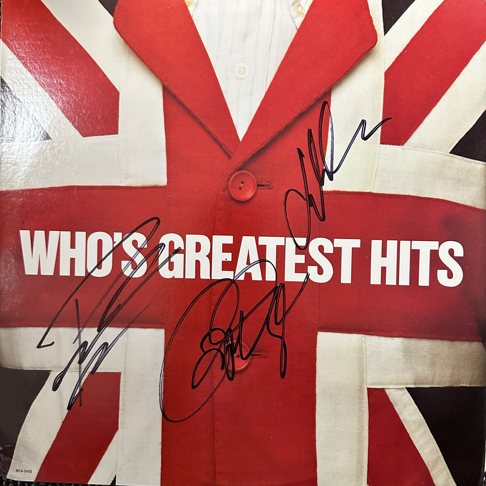 The Who Autographed ALBUM Pete Roger John (1 of 1)