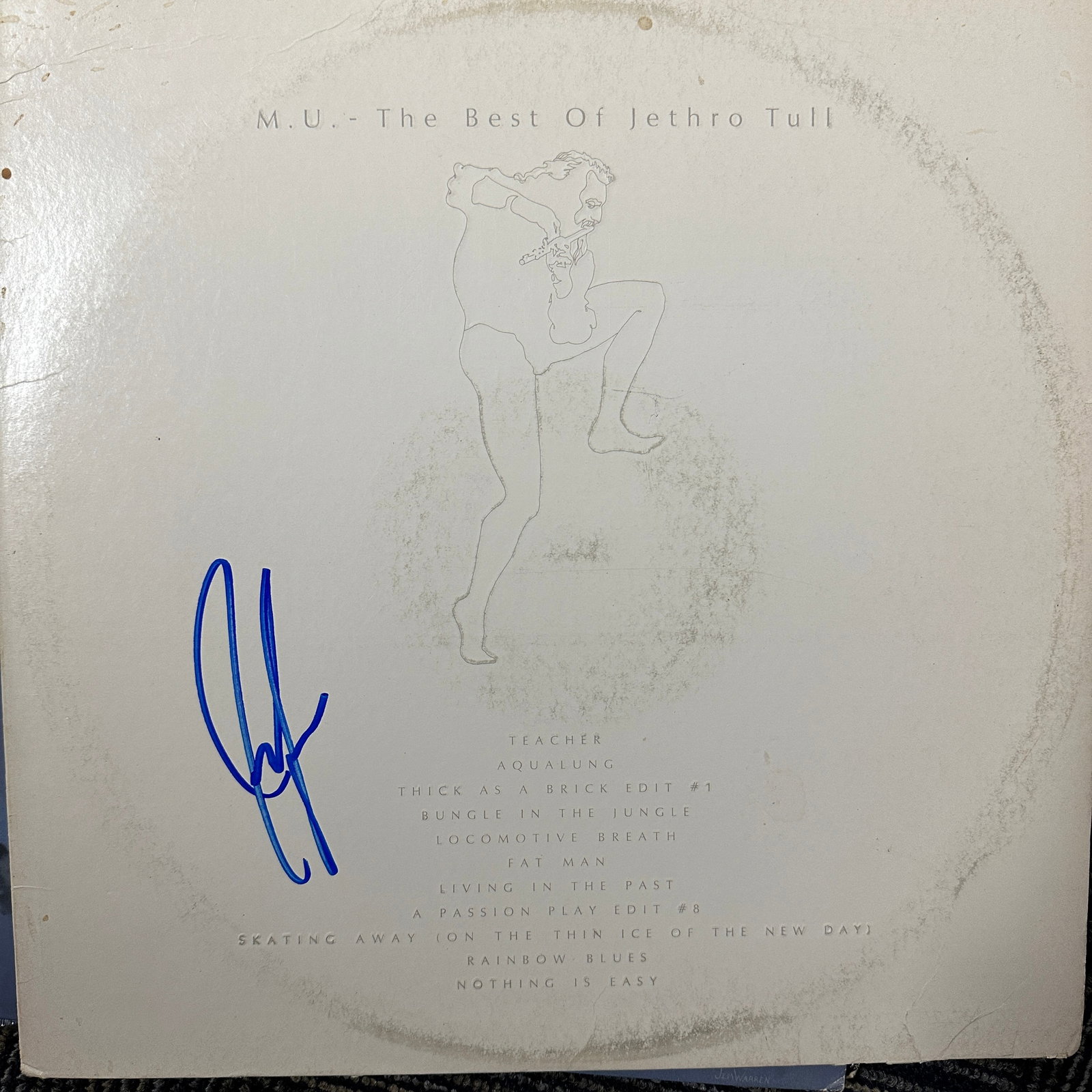 Ian Anderson Autographed ALBUM: Displays are not framed, and can be framed for a cost. Framed items will state they are framed in the name of the item. All signed items come with a COA. Ask any and all questions BEFORE bidding. Sign