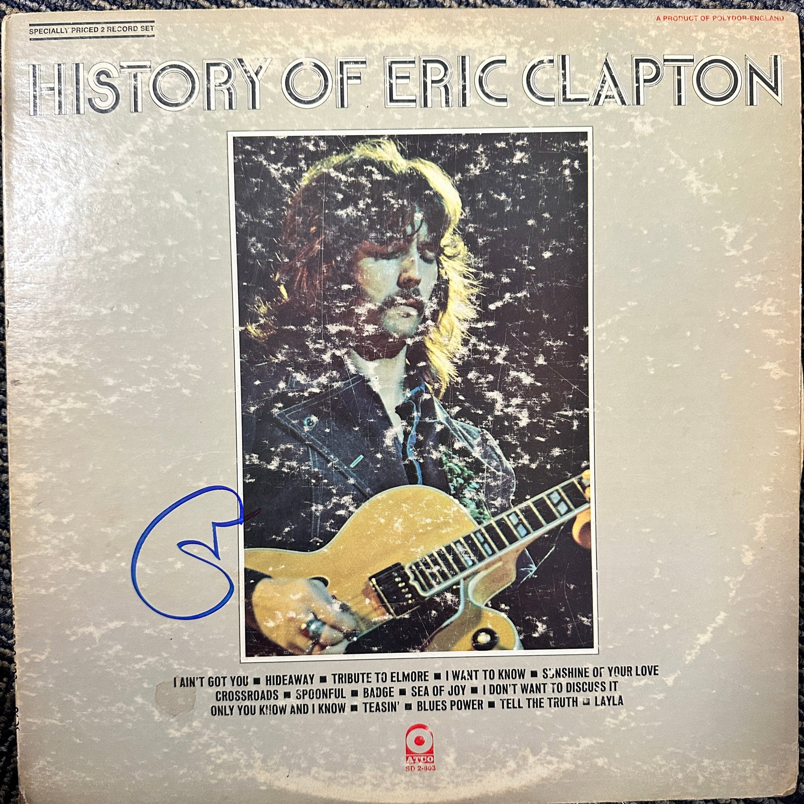 Eric Clapton AUTOGRAPHED Album: Displays are not framed, and can be framed for a cost. Framed items will state they are framed in the name of the item. All signed items come with a COA. Ask any and all questions BEFORE bidding. Sign