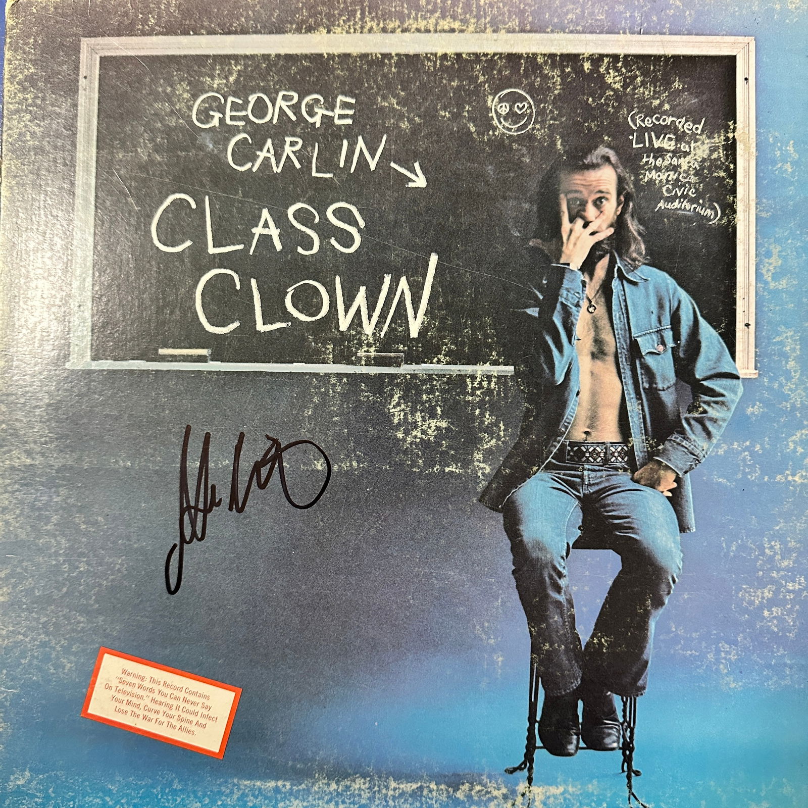GEORGE Carlin Autographed Album (1 of 1)