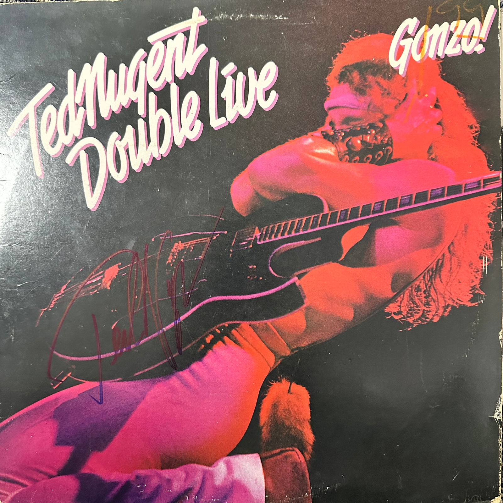 Ted Nugent Autographed ALBUM (1 of 1)