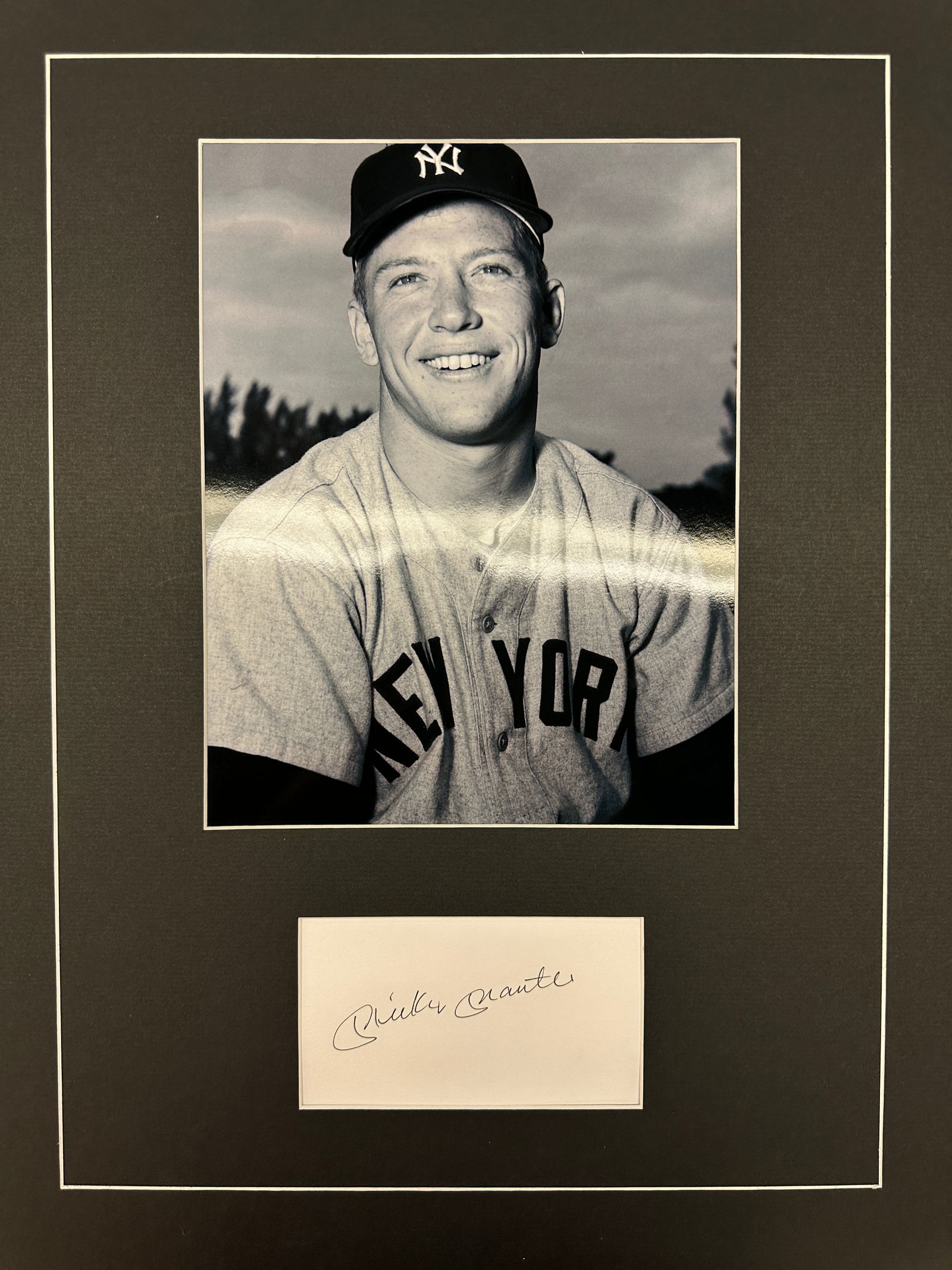 Mickey Mantle Autograph Display (1 of 1)
