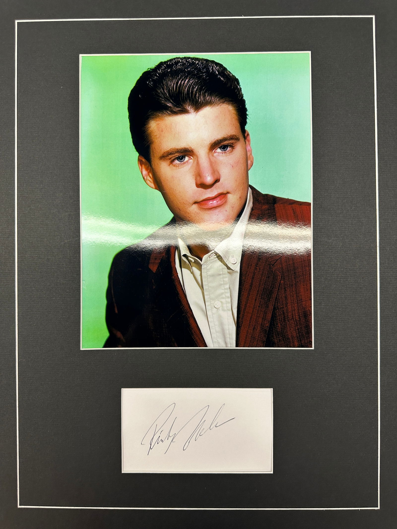 Ricky Nelson Autograph Display (1 of 1)
