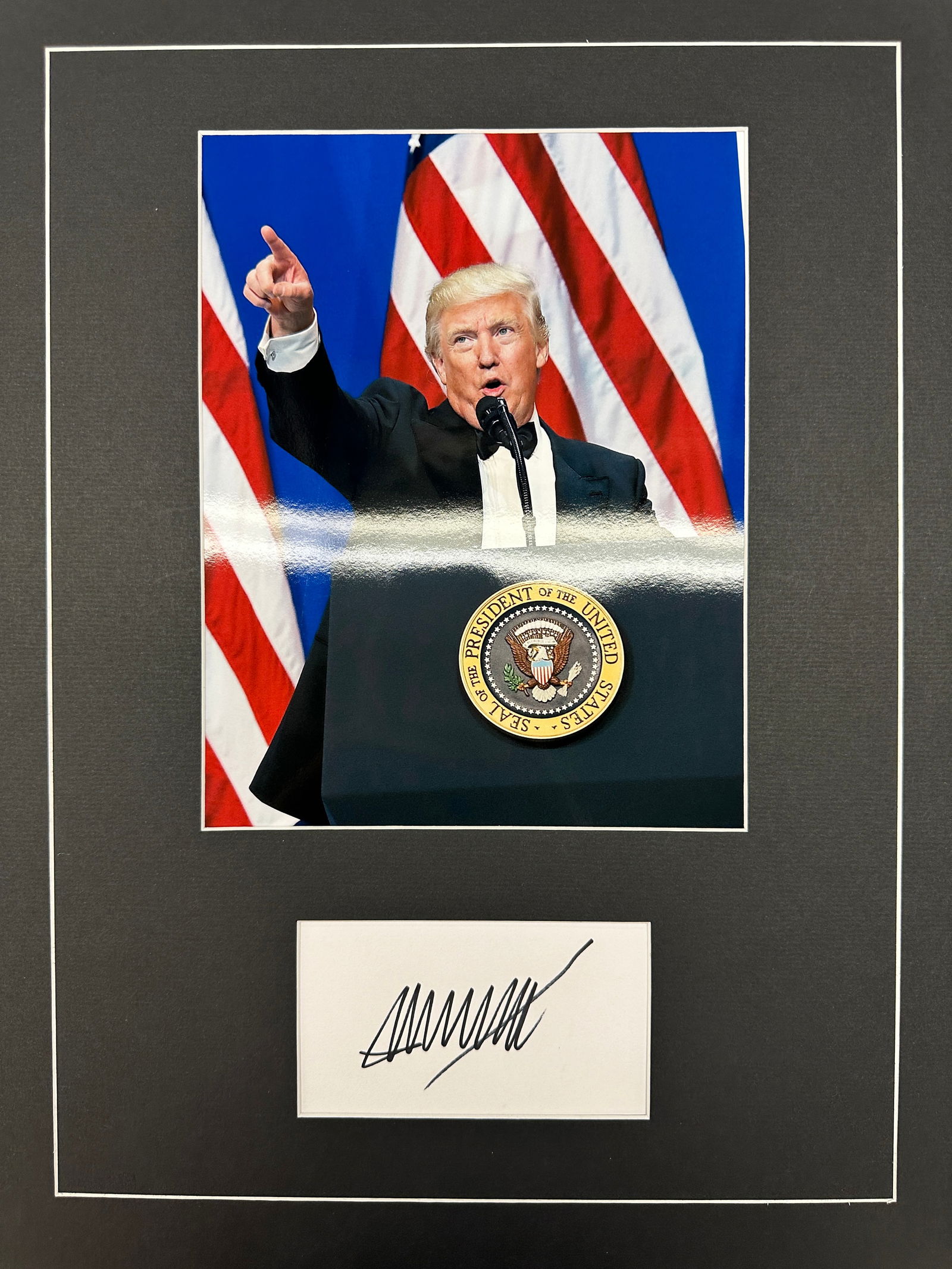 Donald Trump Autograph Display (1 of 1)