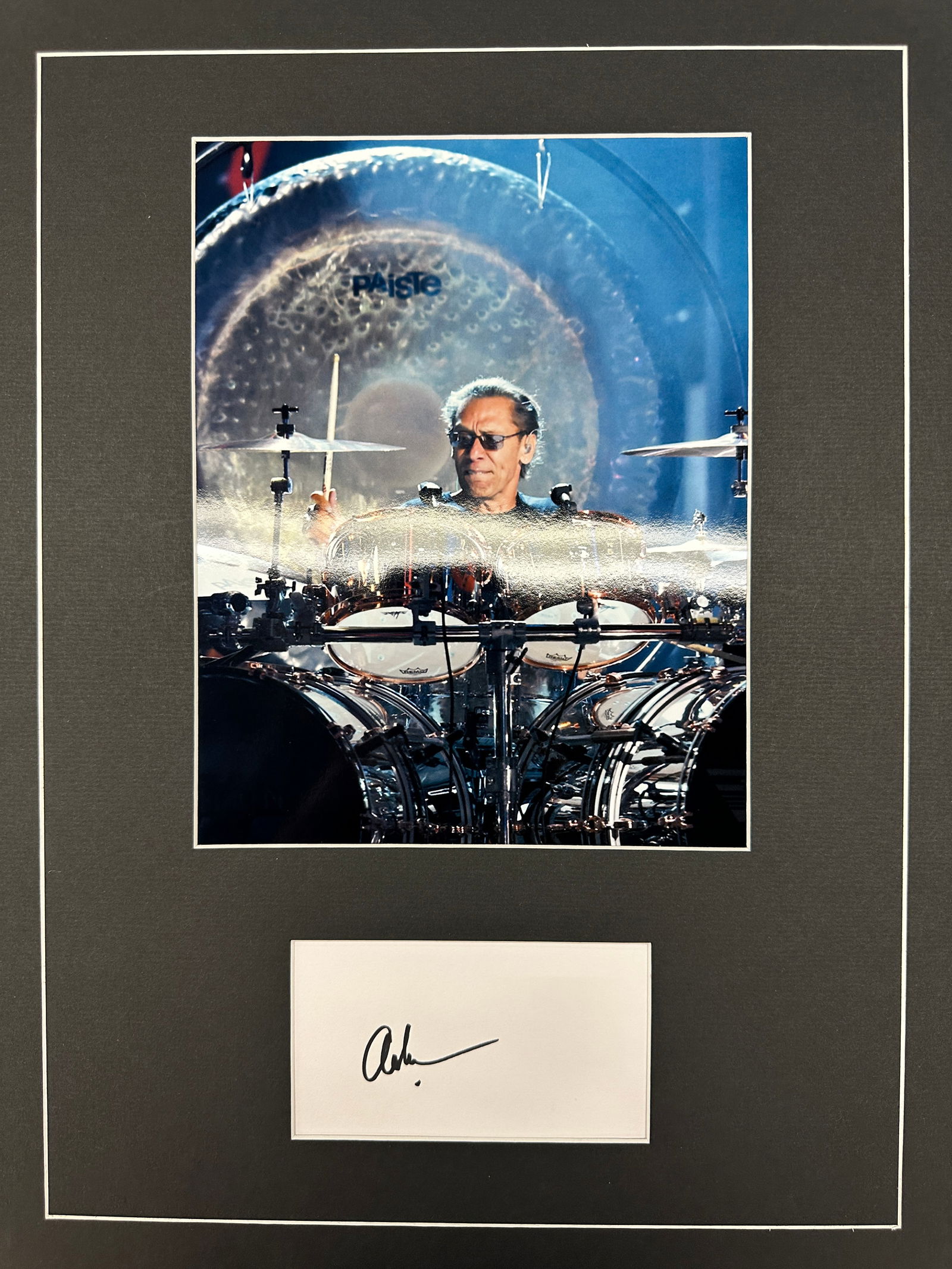Alex Van Halen Autograph Display (1 of 1)