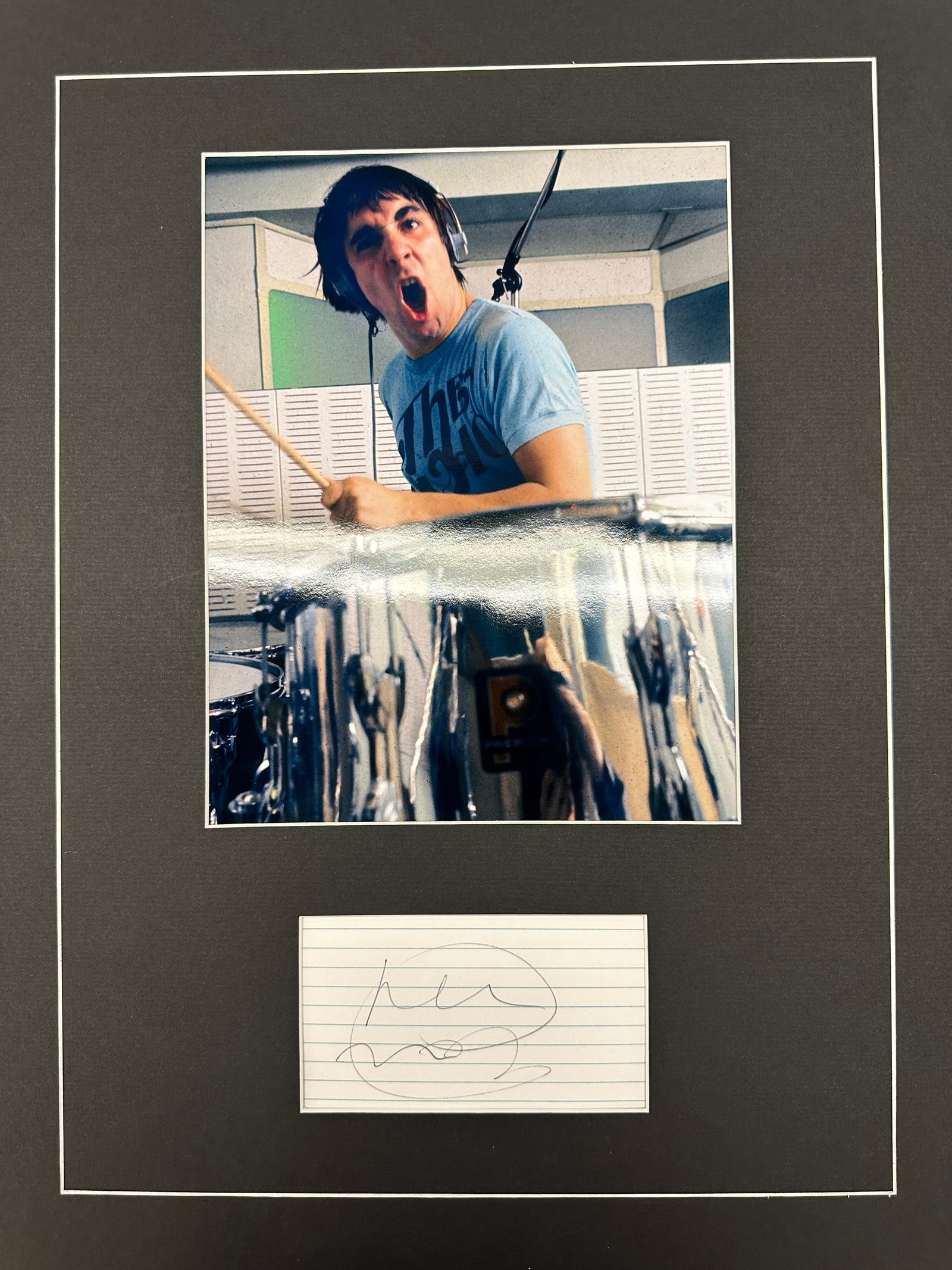 Keith Moon Autograph Display (1 of 1)