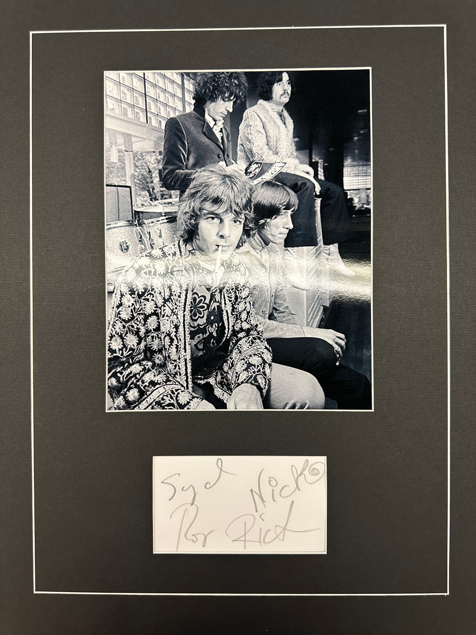 Pink Floyd Autograph Display (1 of 1)