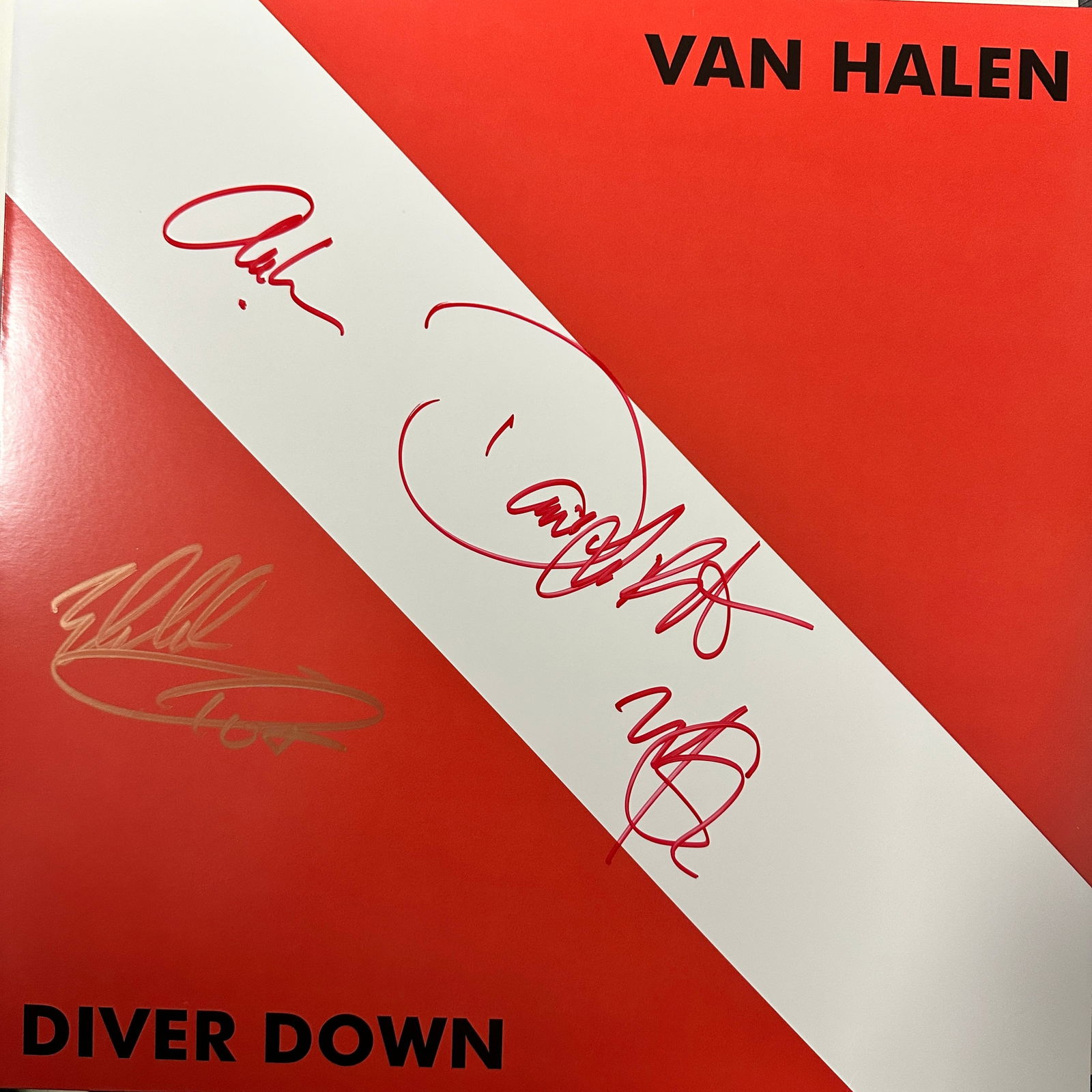 Van Halen Autographed ALBUM All 4 (1 of 1)