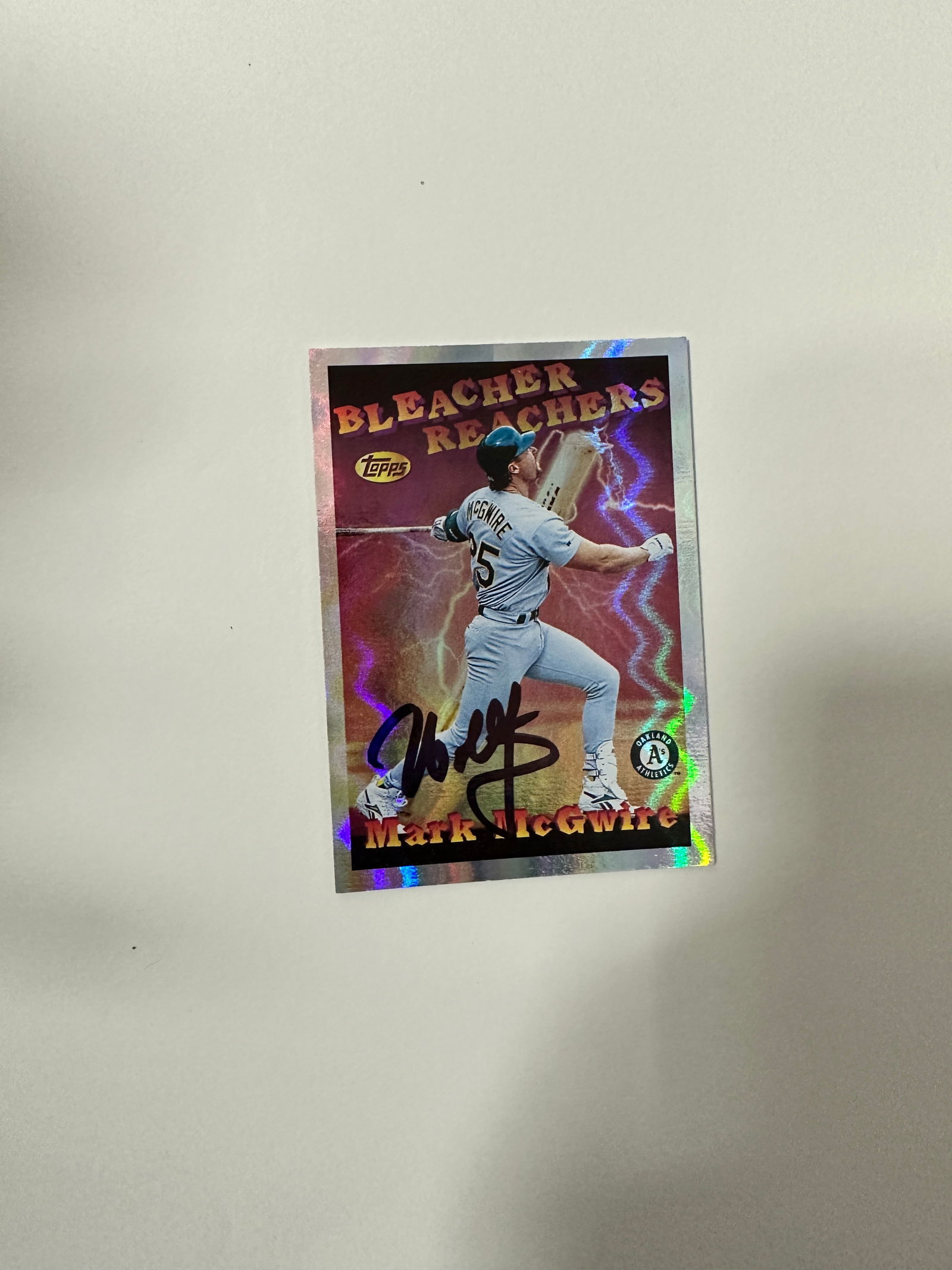 Mark McGwire Autographed Card (1 of 1)