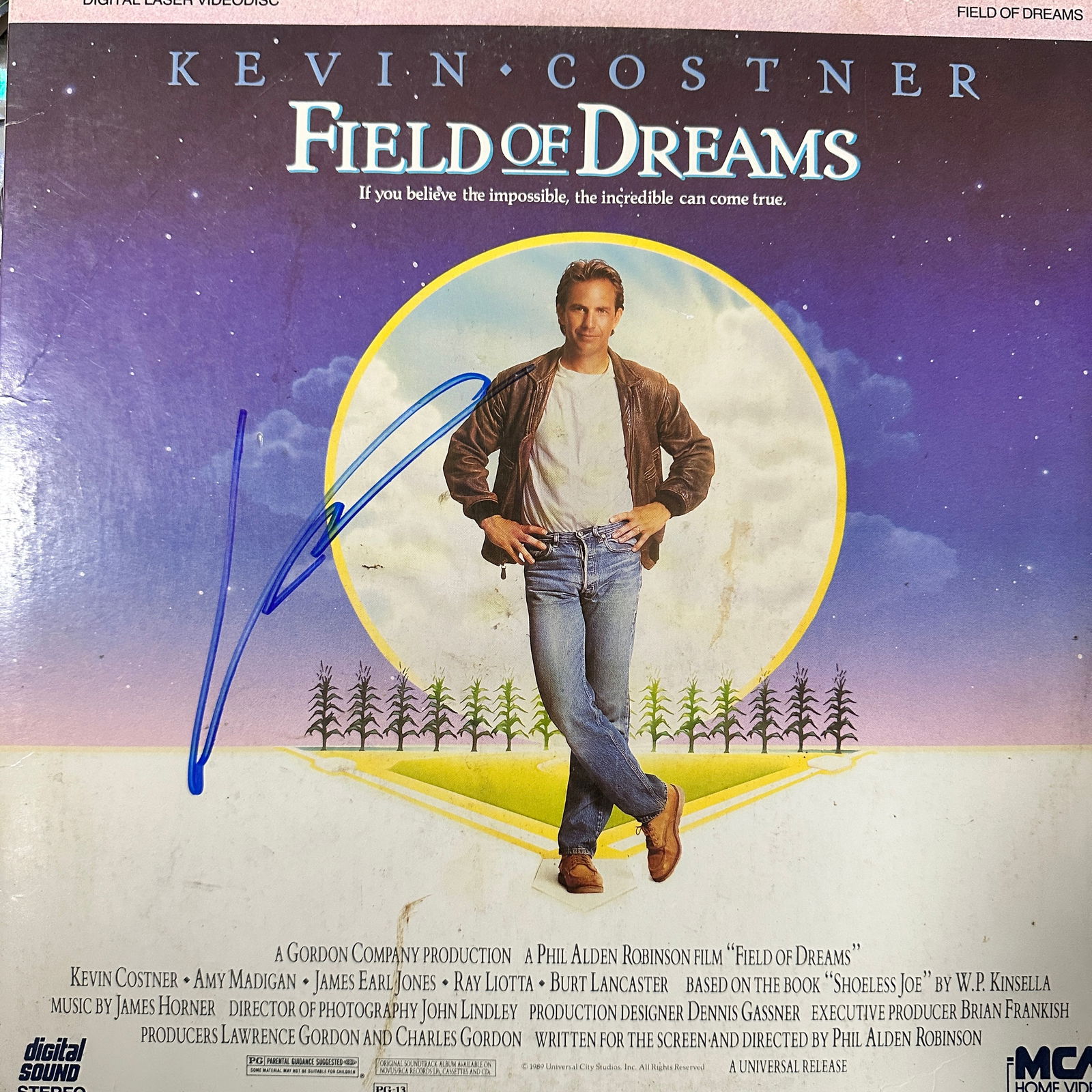 Kevin Costner Autographed ALBUM (1 of 1)