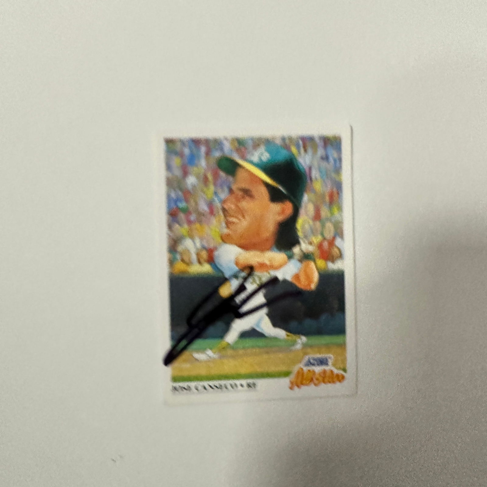 Jose Canseco Autographed Card (1 of 1)
