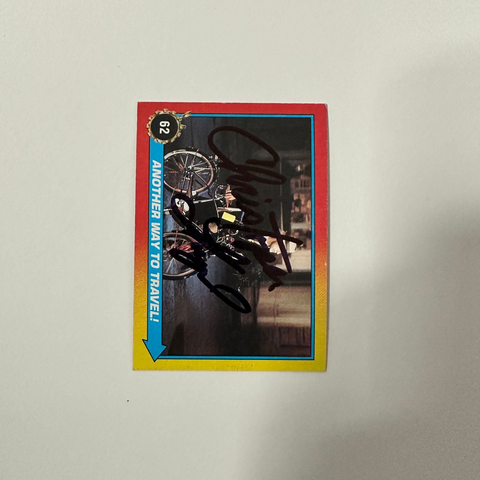 Christopher Lloyd Autographed Card (1 of 1)