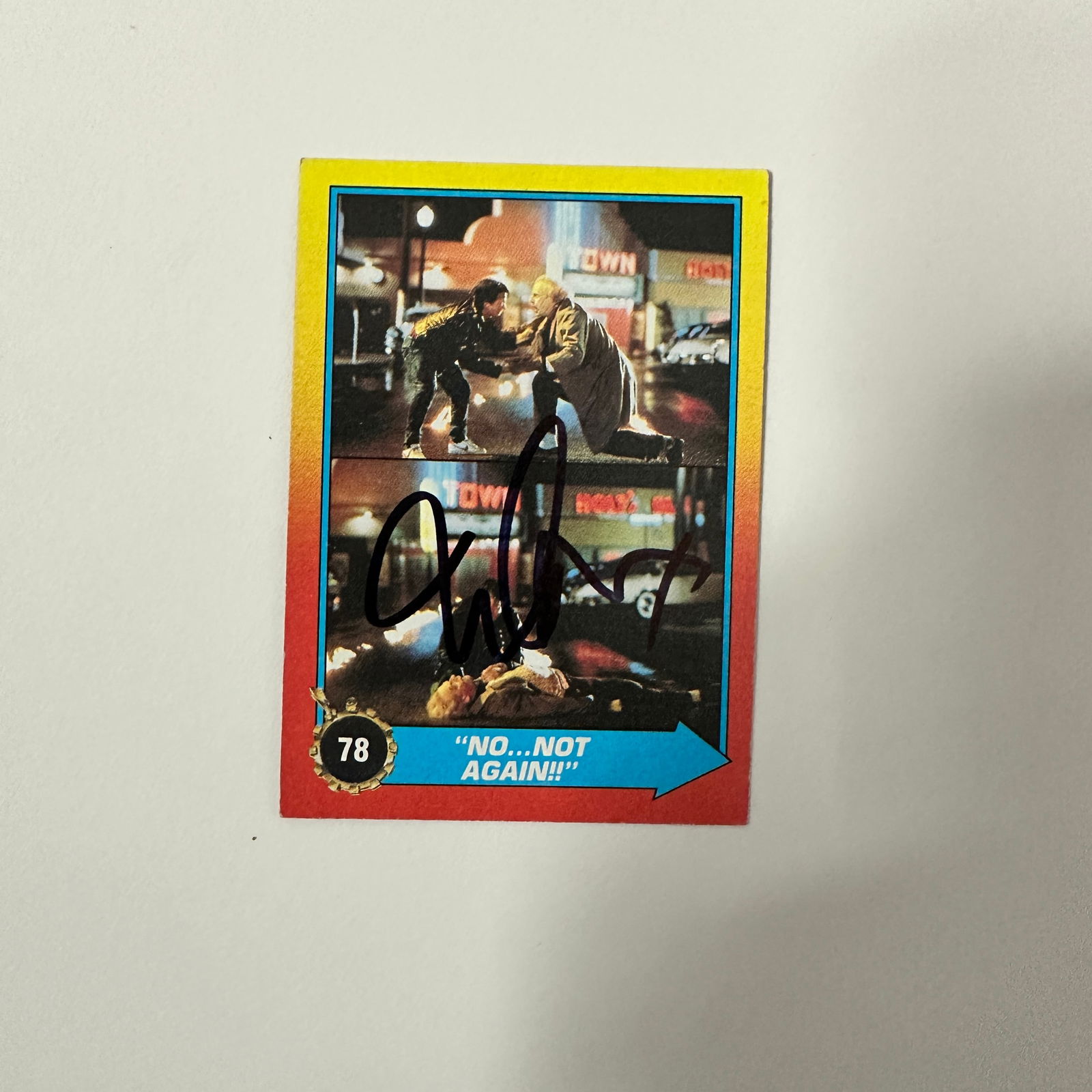 Michael J. Fox Autographed Card (1 of 1)