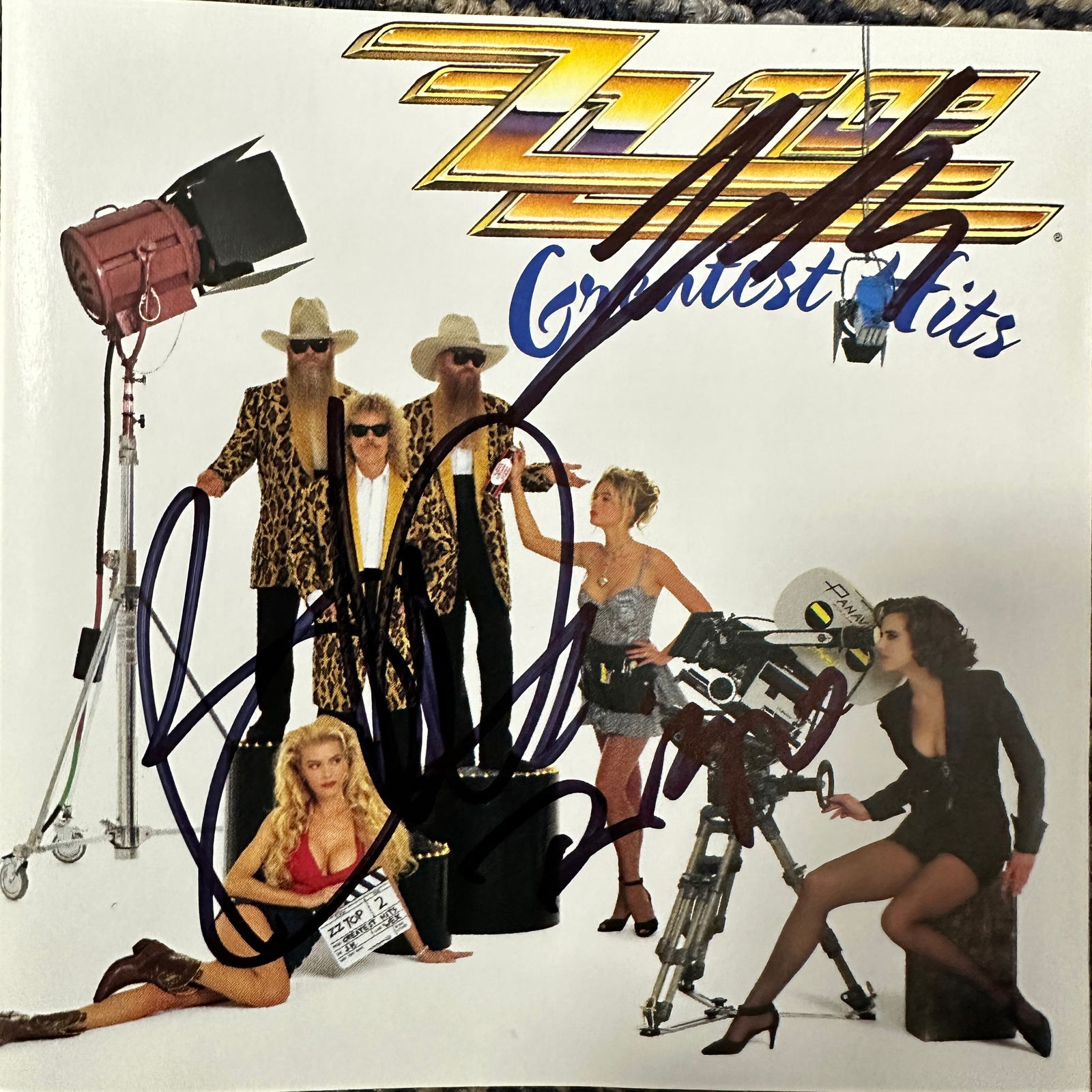 ZZ TOP Autographed CD COVER (1 of 1)