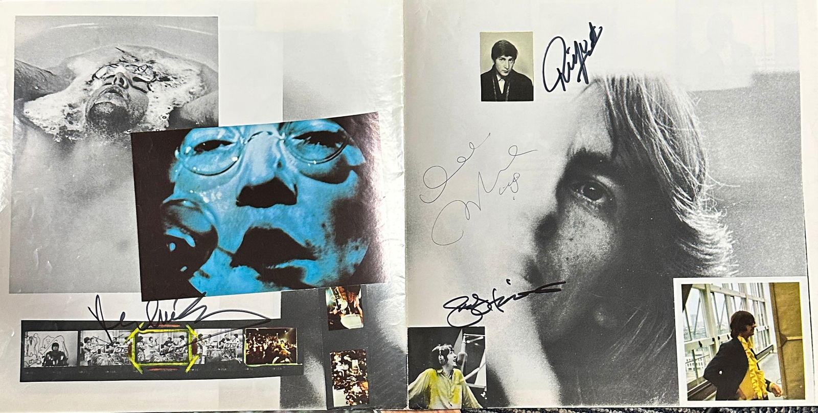 The Beatles Autographed WHITE ALBUM Poster All 4 (1 of 1)