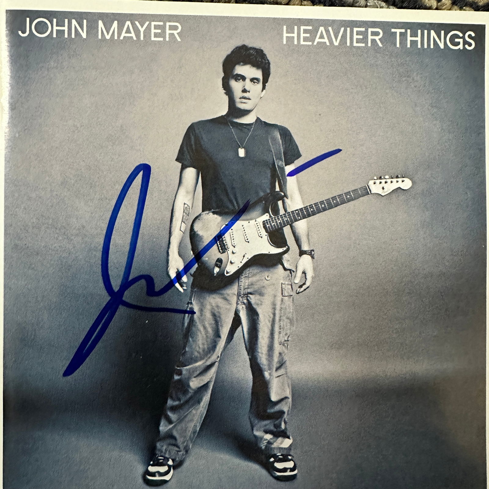 John Mayer AUTOGRAPHED CD CovER (1 of 1)