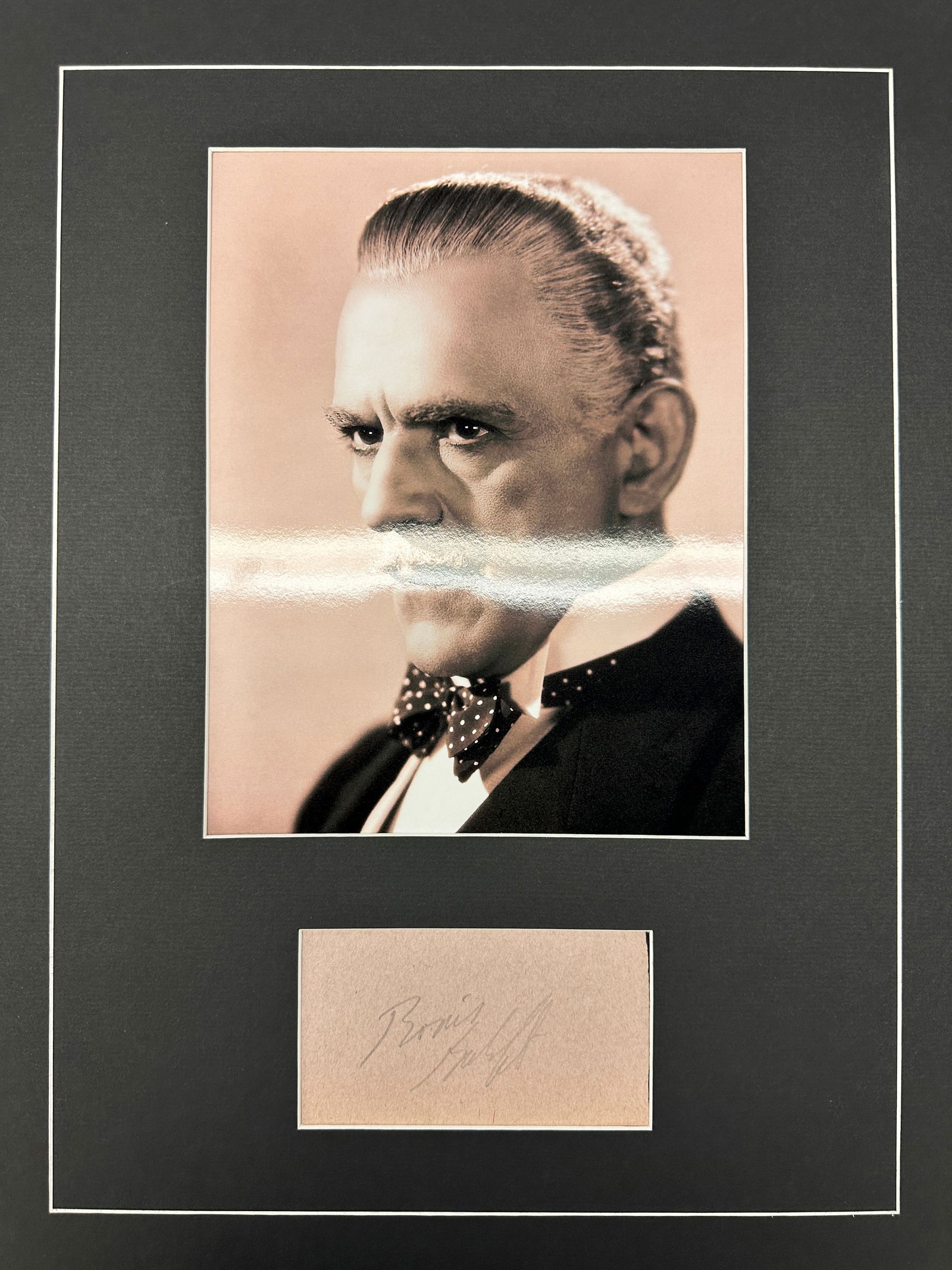 Boris Karloff Autograph Display (1 of 1)