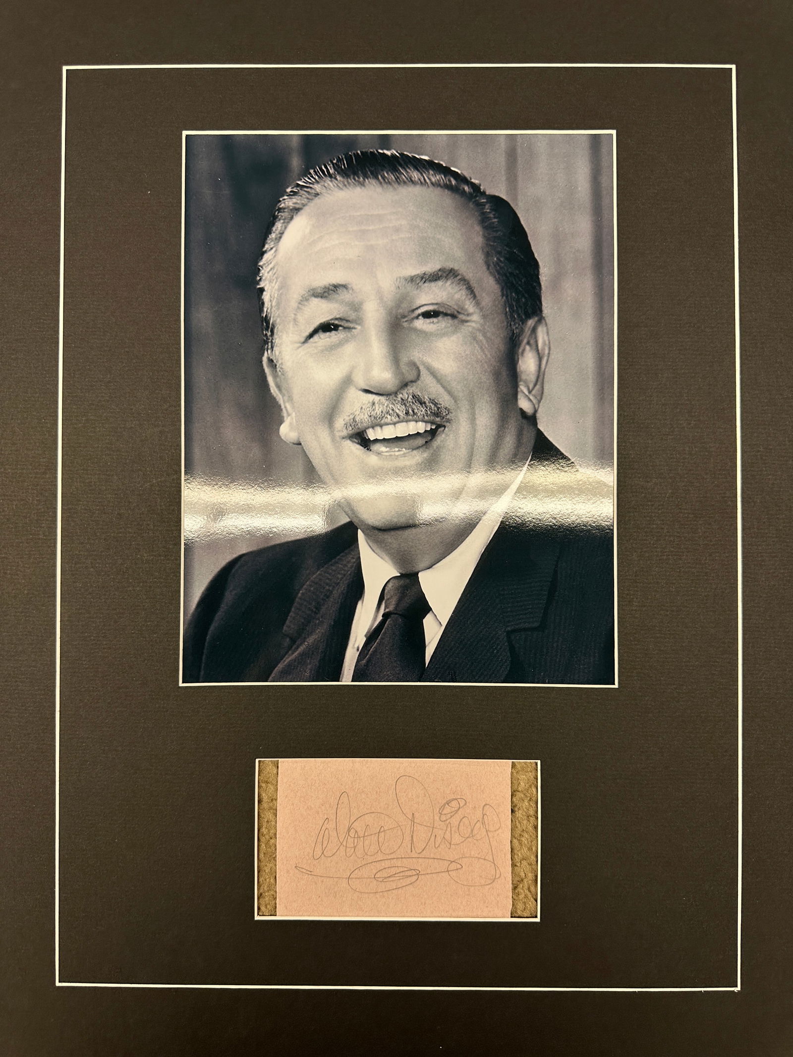 Walt Disney Autograph Display (1 of 1)