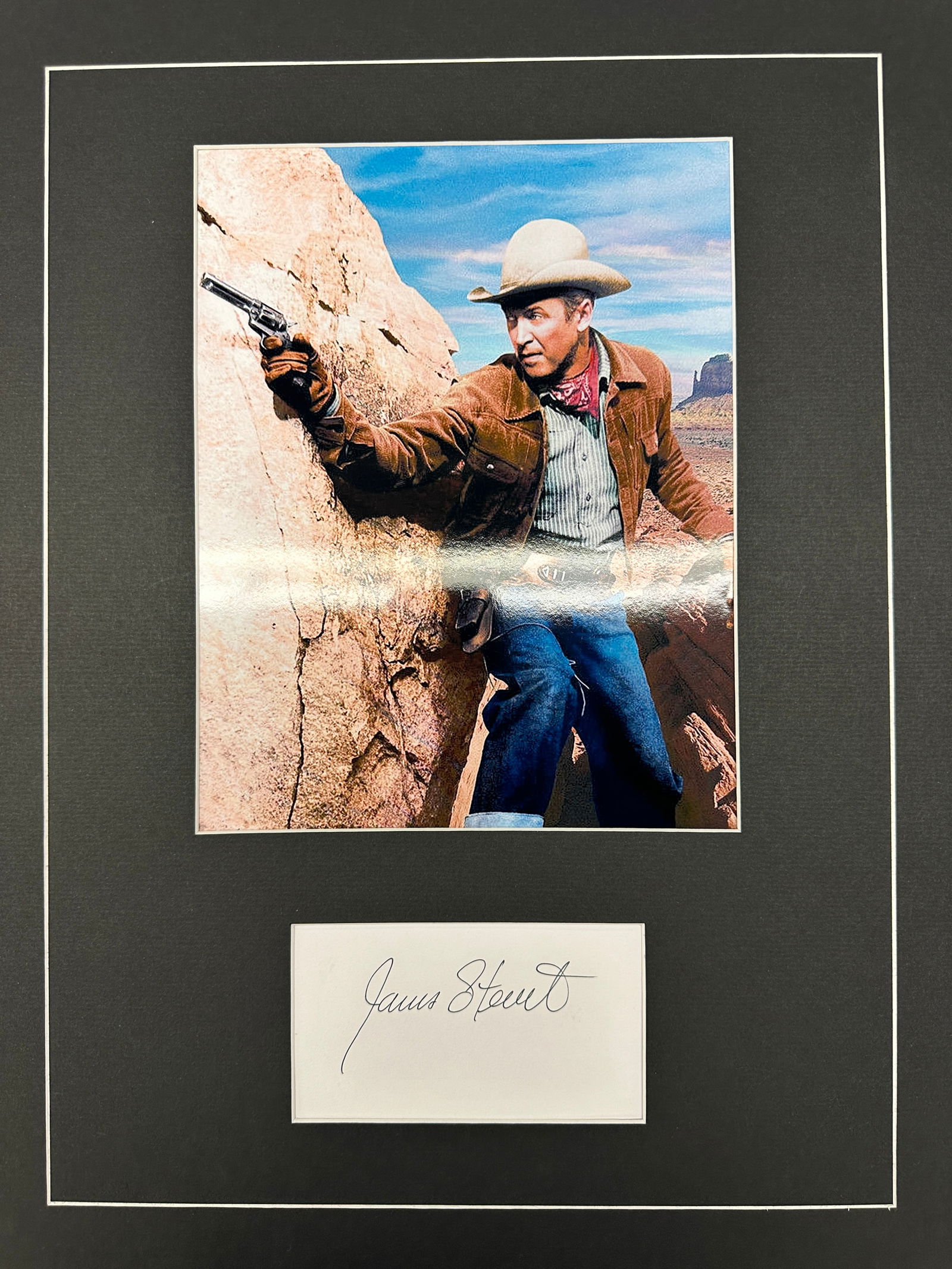 Jimmy Stewart Autograph Display (1 of 1)