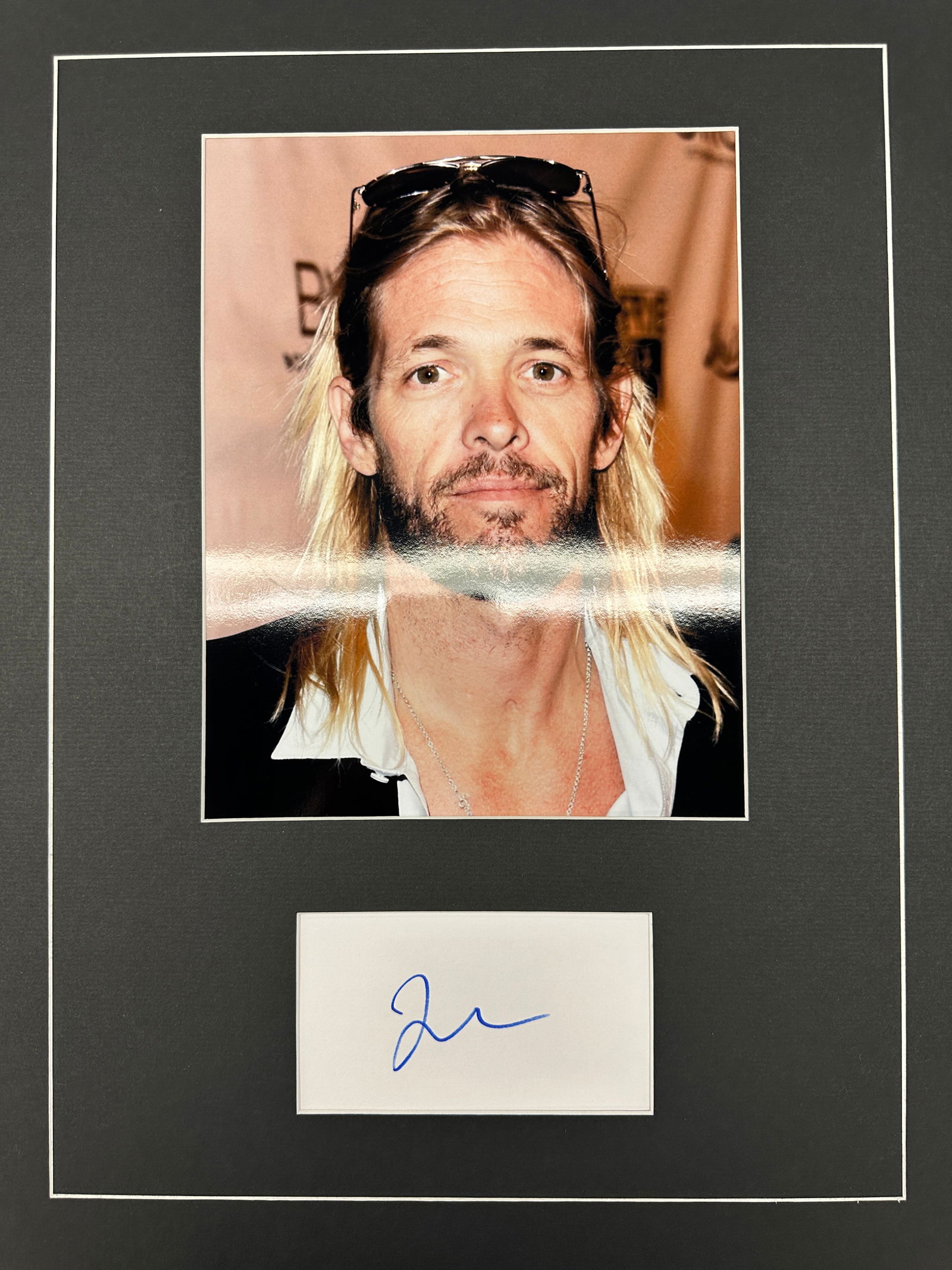 Taylor Hawkins Autograph Display (1 of 1)