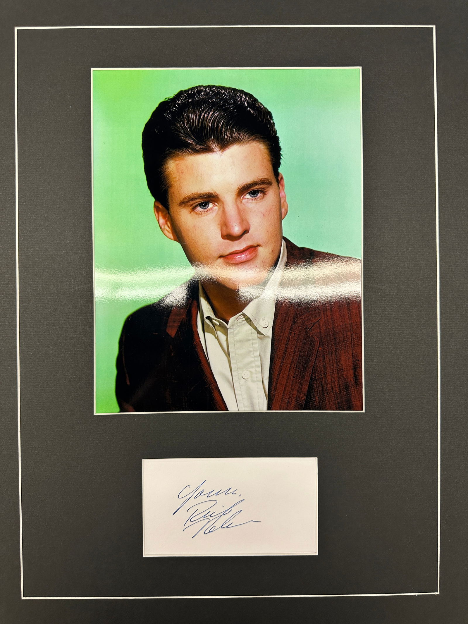 Ricky Nelson Autograph Display (1 of 1)