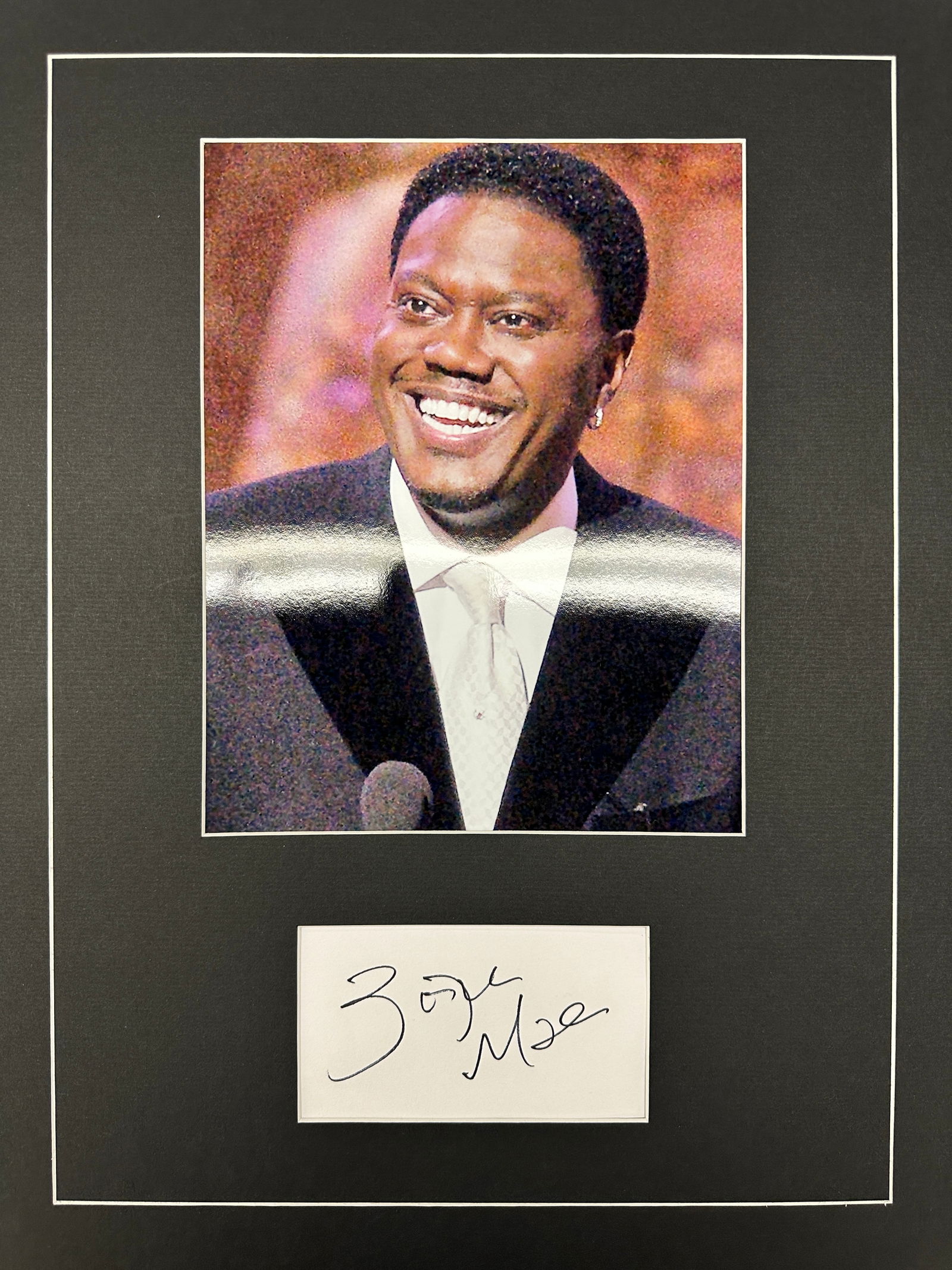 Bernie Mac Autograph Display (1 of 1)