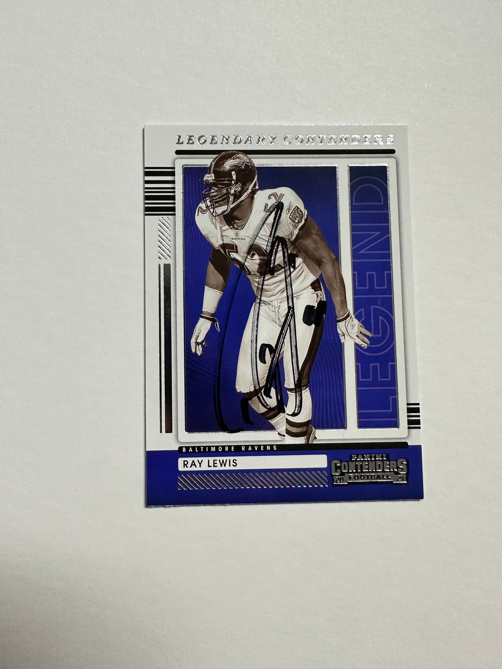 Ray Lewis AUTOGRAPHED Card (1 of 1)
