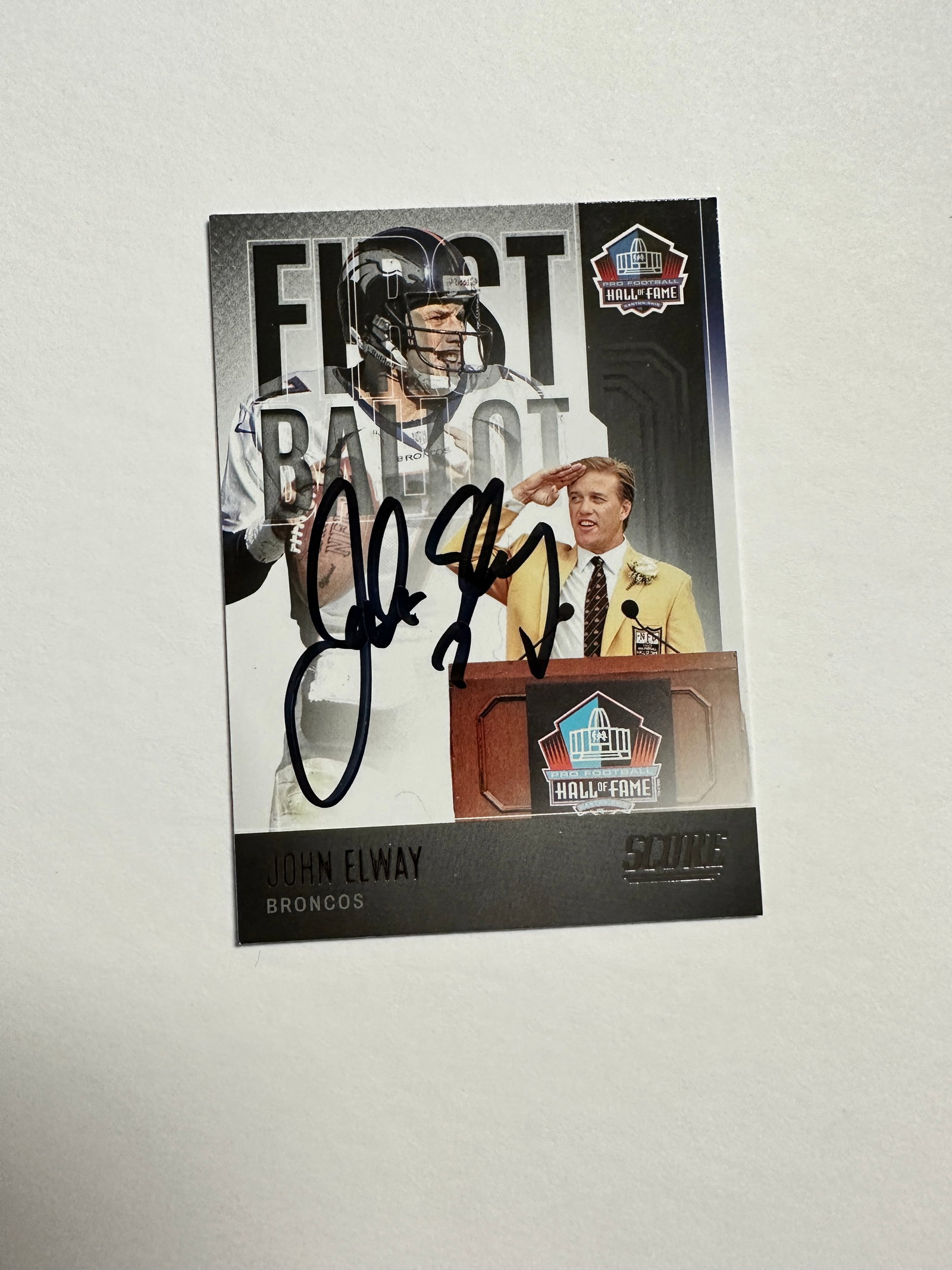 John Elway Autographed Card (1 of 1)