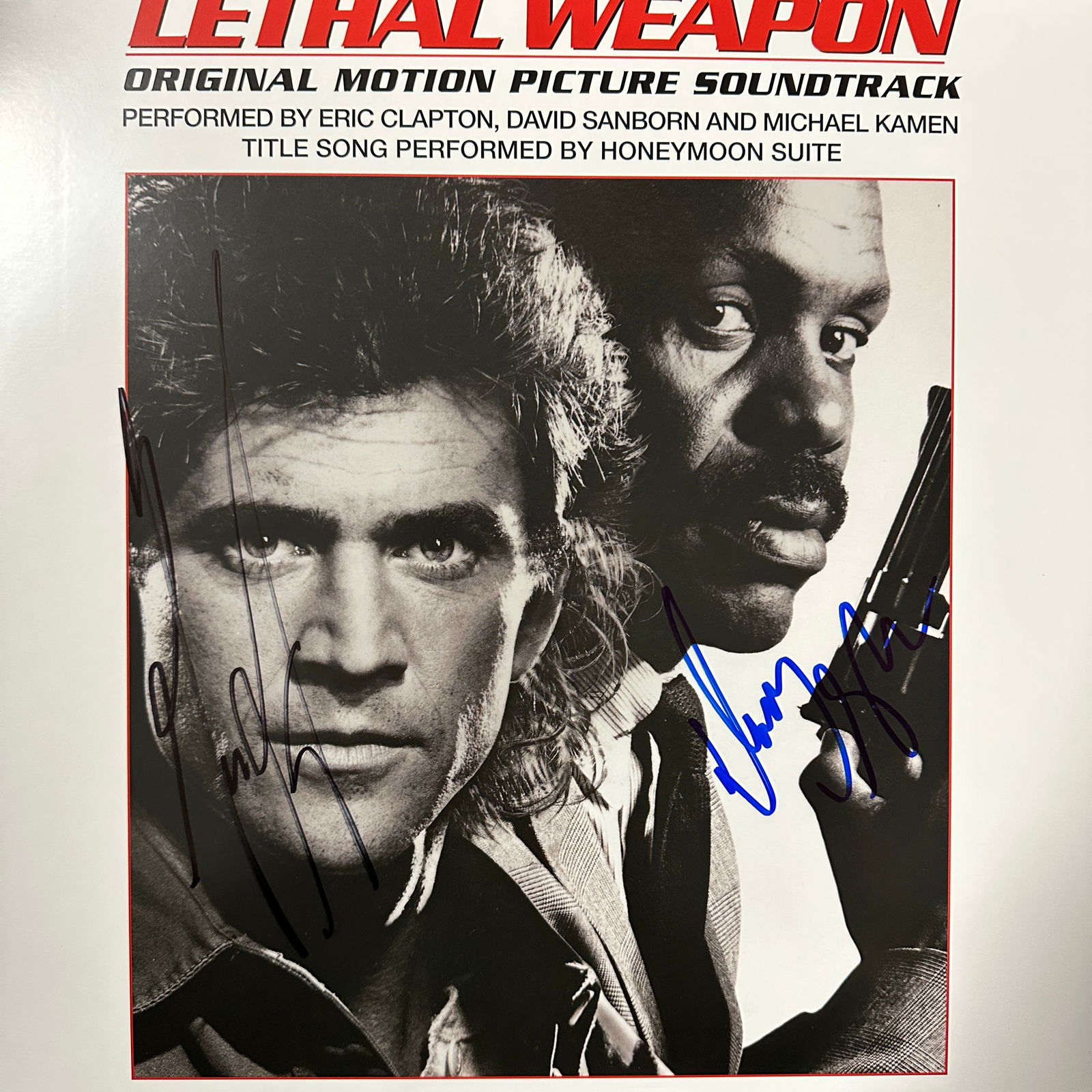 Mel Gibson and Danny Glover Autographed ALBUM (1 of 1)