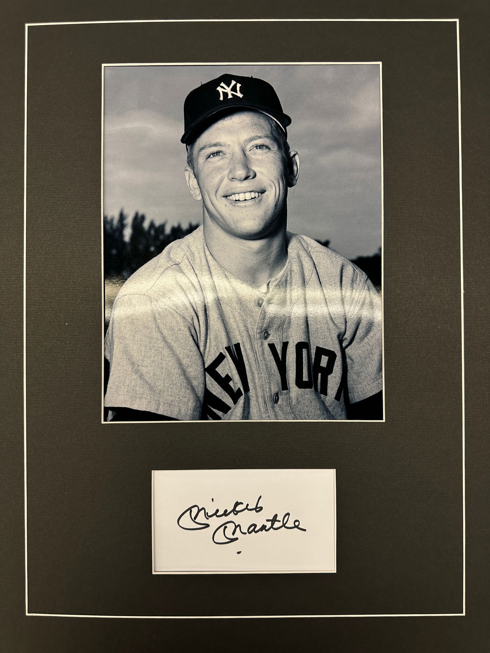 Mickey Mantle Autograph Display (1 of 1)