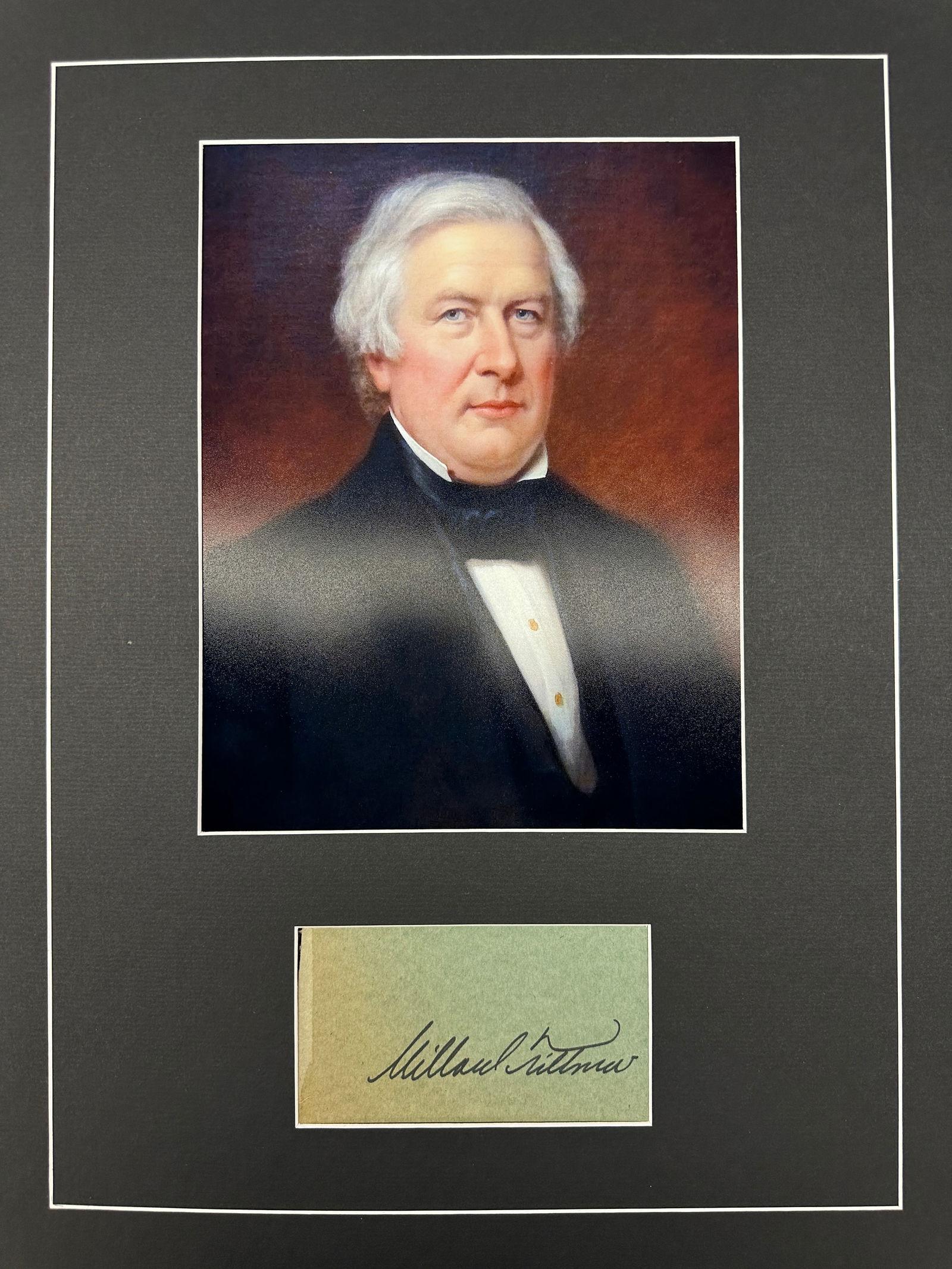 Millard FIllmore Autograph Display (1 of 1)