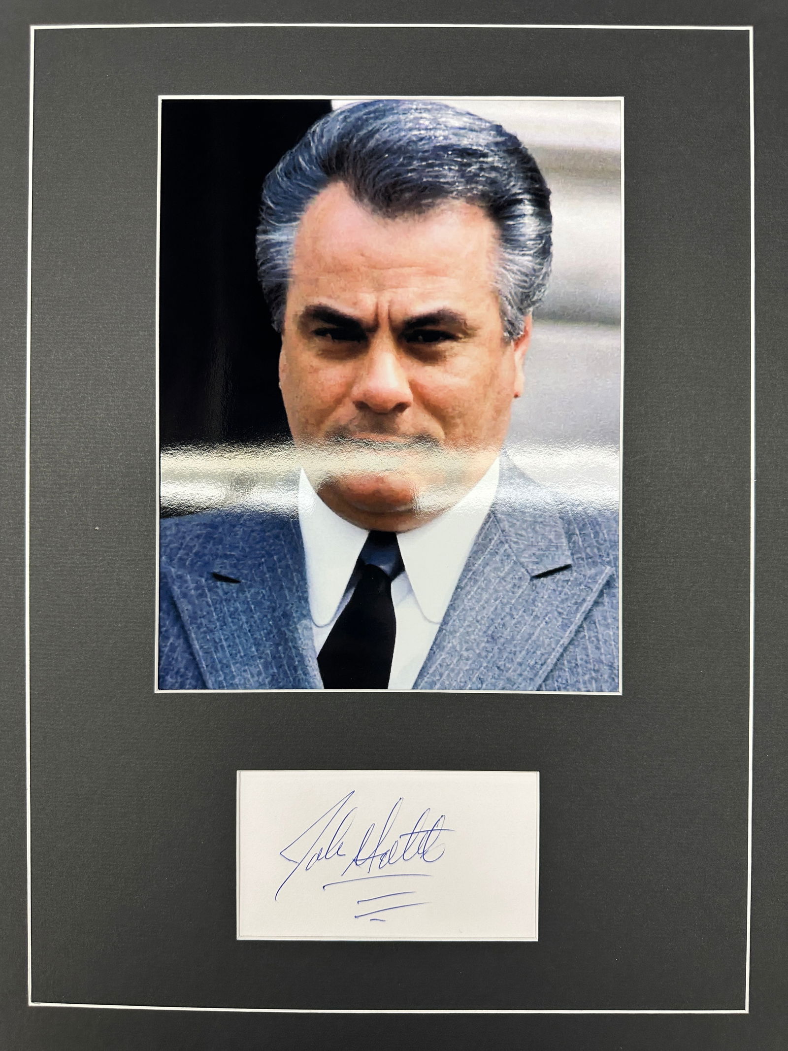 John Gotti Autograph Display (1 of 1)