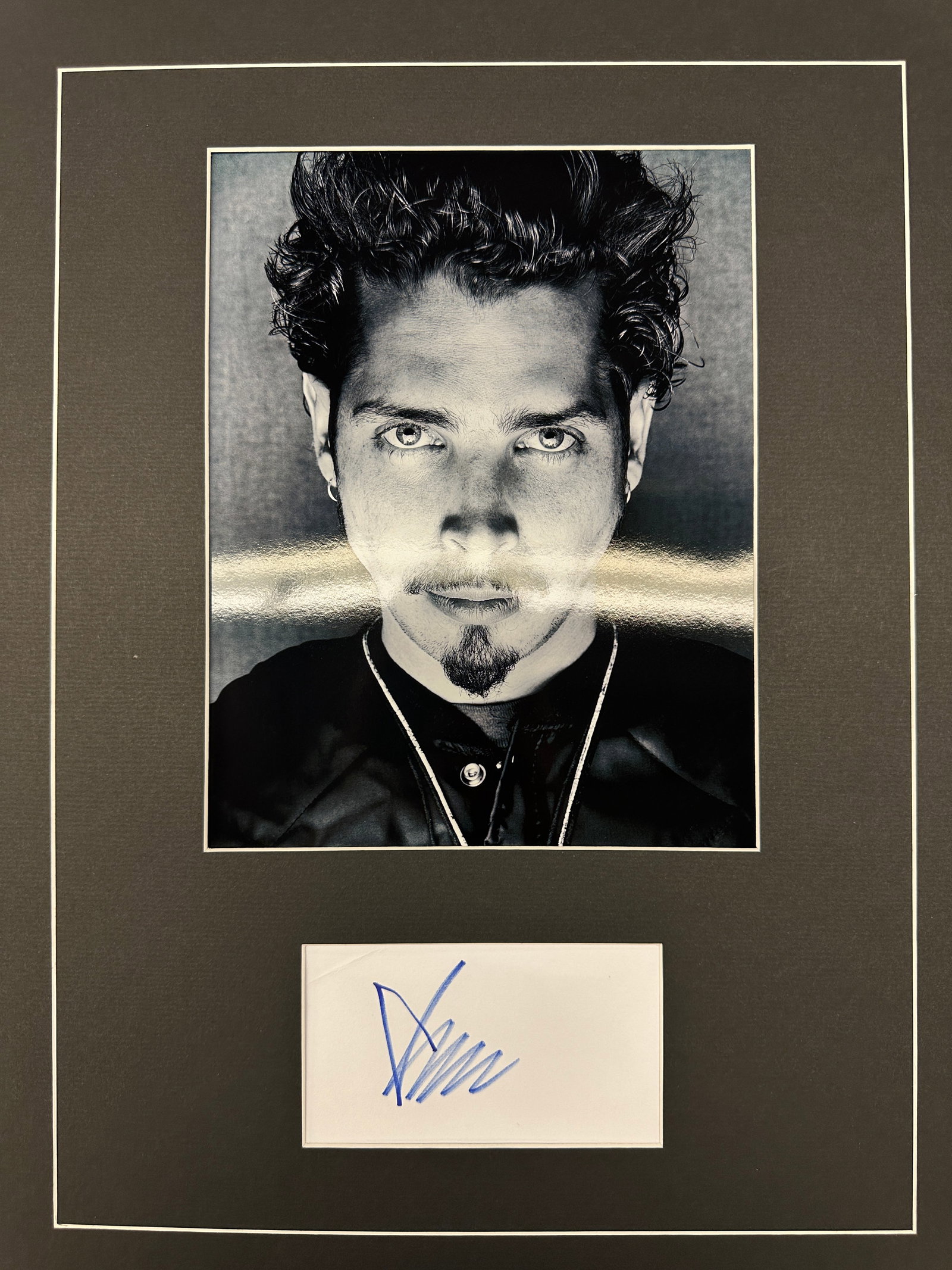 Chris Cornell Autograph Display (1 of 1)