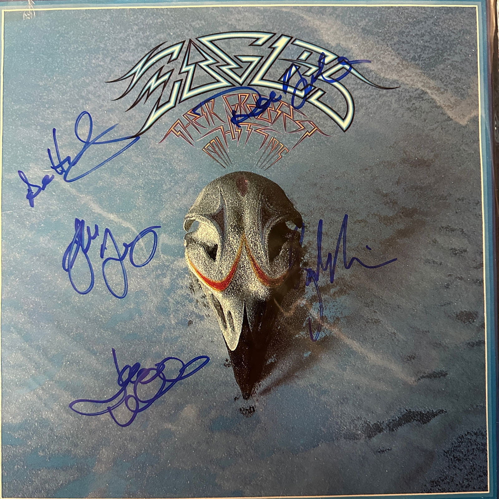 Eagles Autographed Album (ALL 5!!!) (1 of 1)
