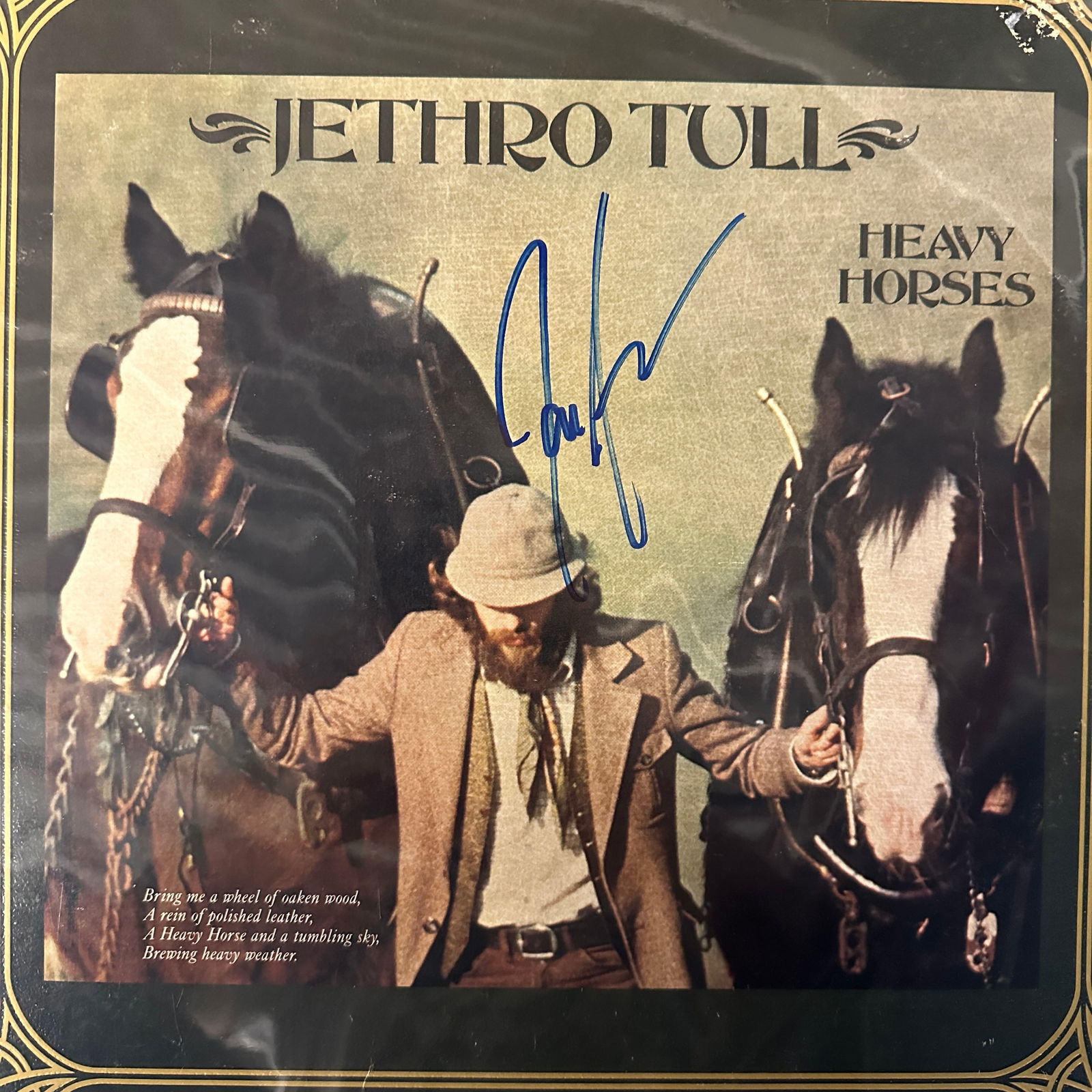 Ian Anderson Autographed Album: Displays are not framed, and can be framed for a cost. Framed items will state they are framed in the name of the item. All signed items come with a COA. All items now come with a 3rd Party COA from P